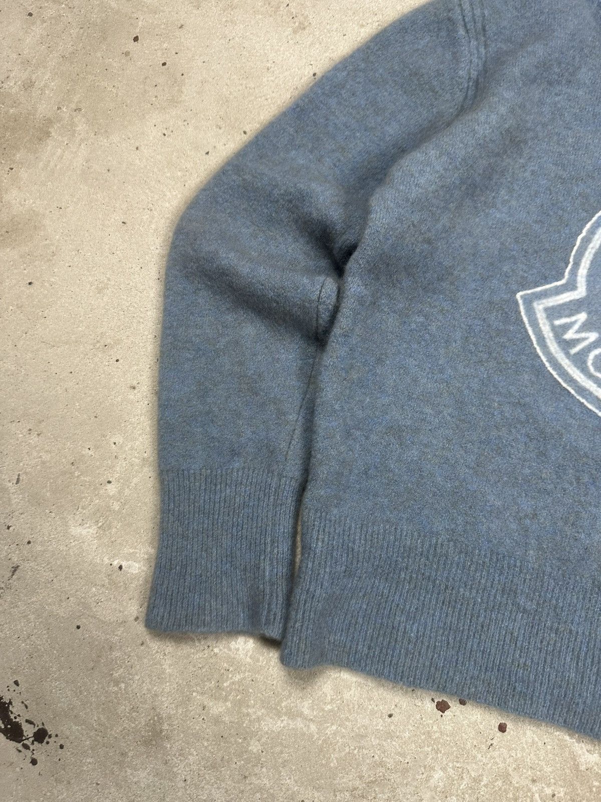 Moncler Moncler Wool Yak Big Logo Sweater Knit Jumper Luxury Size XS / US 0-2 / IT 36-38 - 3 Thumbnail