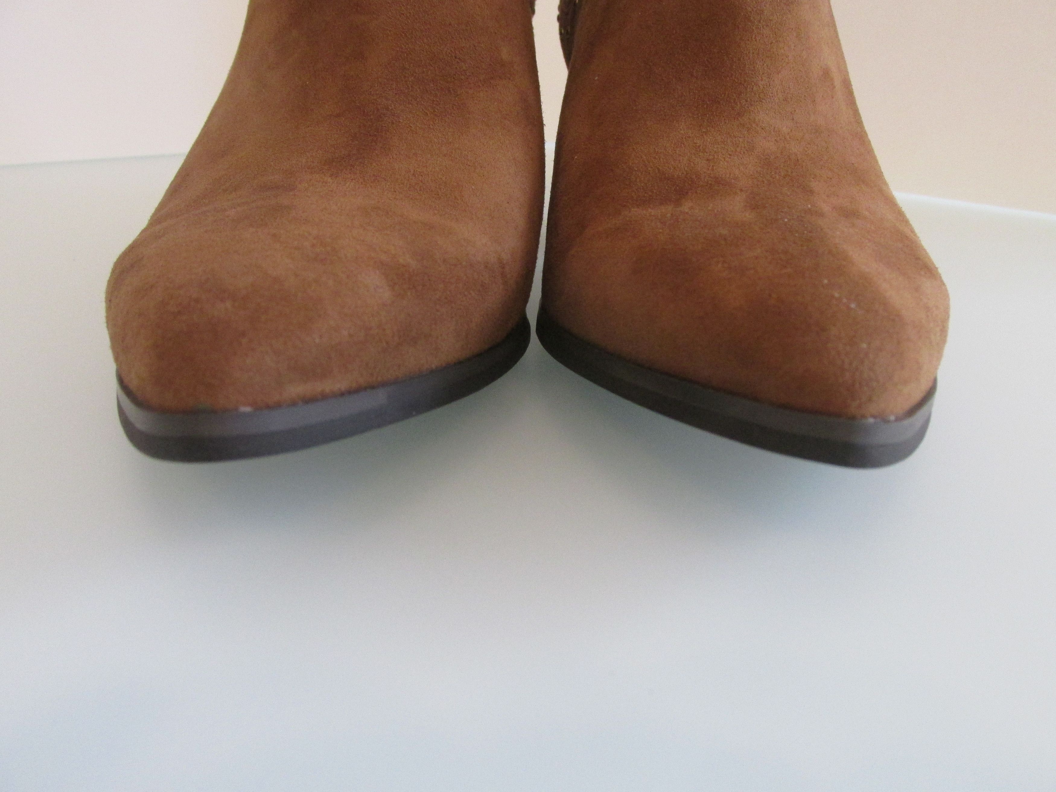 Michael Kors Michael Kors (Gemma) New Suede Mid Booties Size 8M Size US 8 / IT 38 - 4 Thumbnail