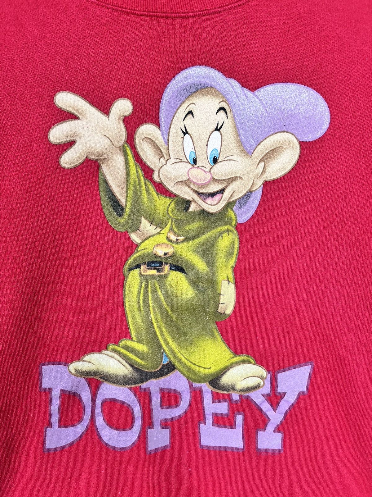 Cartoon Network Vintage 90s Snow White Dopey Sweatshirt Size L / US 10 / IT 46 - 3 Thumbnail