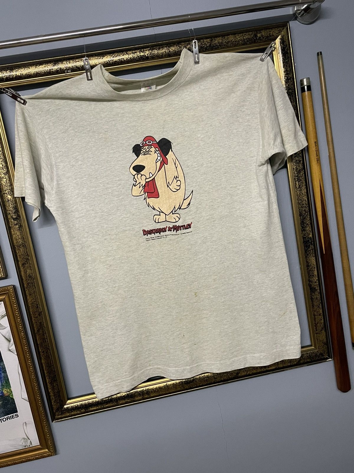 Vintage Vintage 1994 Dastardly Muttley Single Stitch Distressed Tee Size US M / EU 48-50 / 2 - 2 Thumbnail