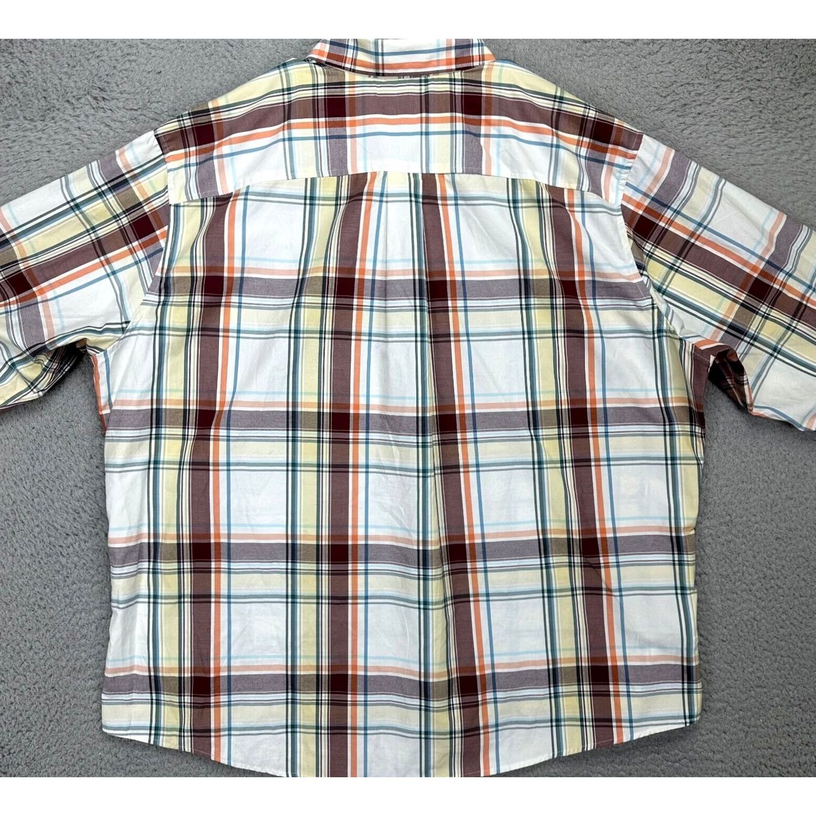 Eddie Bauer Eddie Bauer Shirt Adult 2XL Travex White Multi Plaid Classic Fit Button Down Men Size US XXL / EU 58 / 5 - 3 Thumbnail