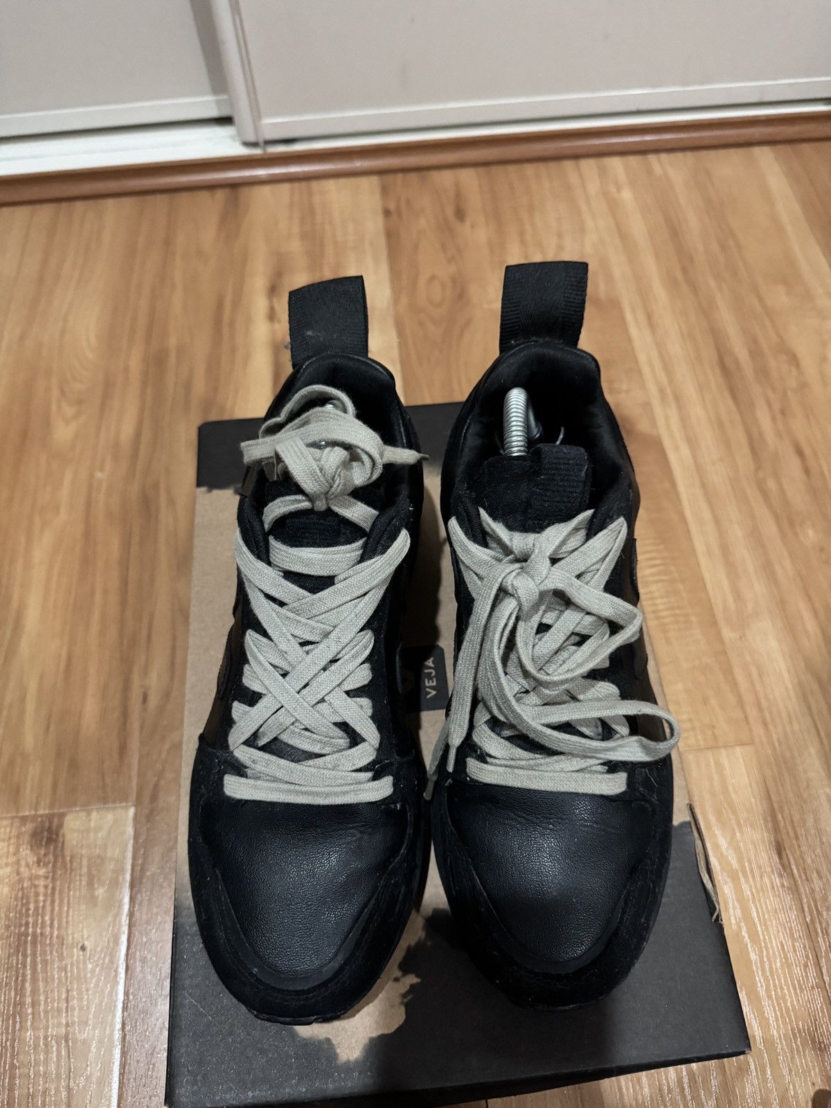 Rick Owens × Veja Veja x Rick Owens Drkshdw Hiking Megalace Low-Top sneakers Size US 8 / EU 41 - 3 Thumbnail