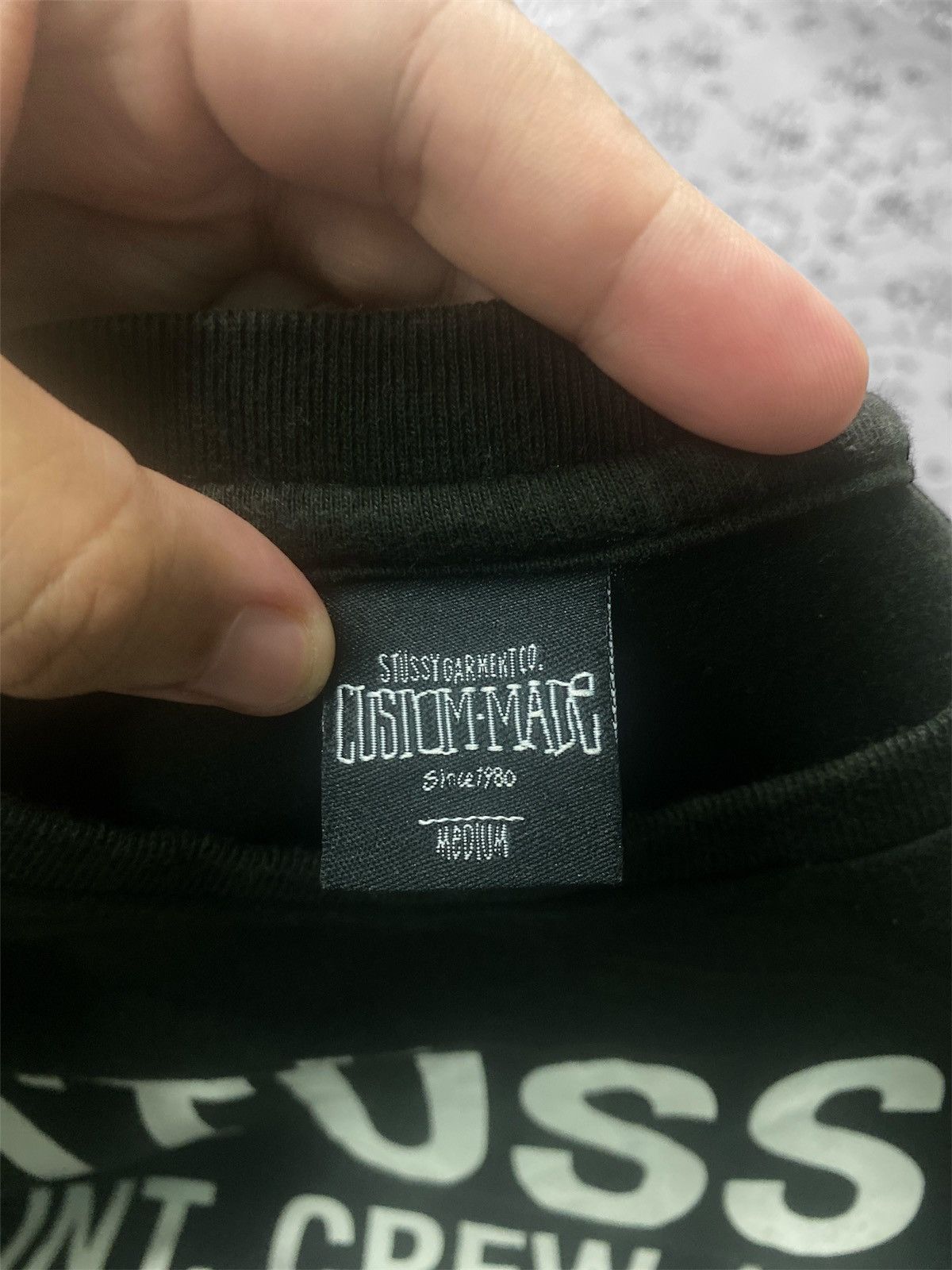 Stussy × Vintage STUSSY BLACK SKATE WHITE CREW WORLDWIDE REDPECT T-SHIRT🔥 Size US M / EU 48-50 / 2 - 15 Thumbnail