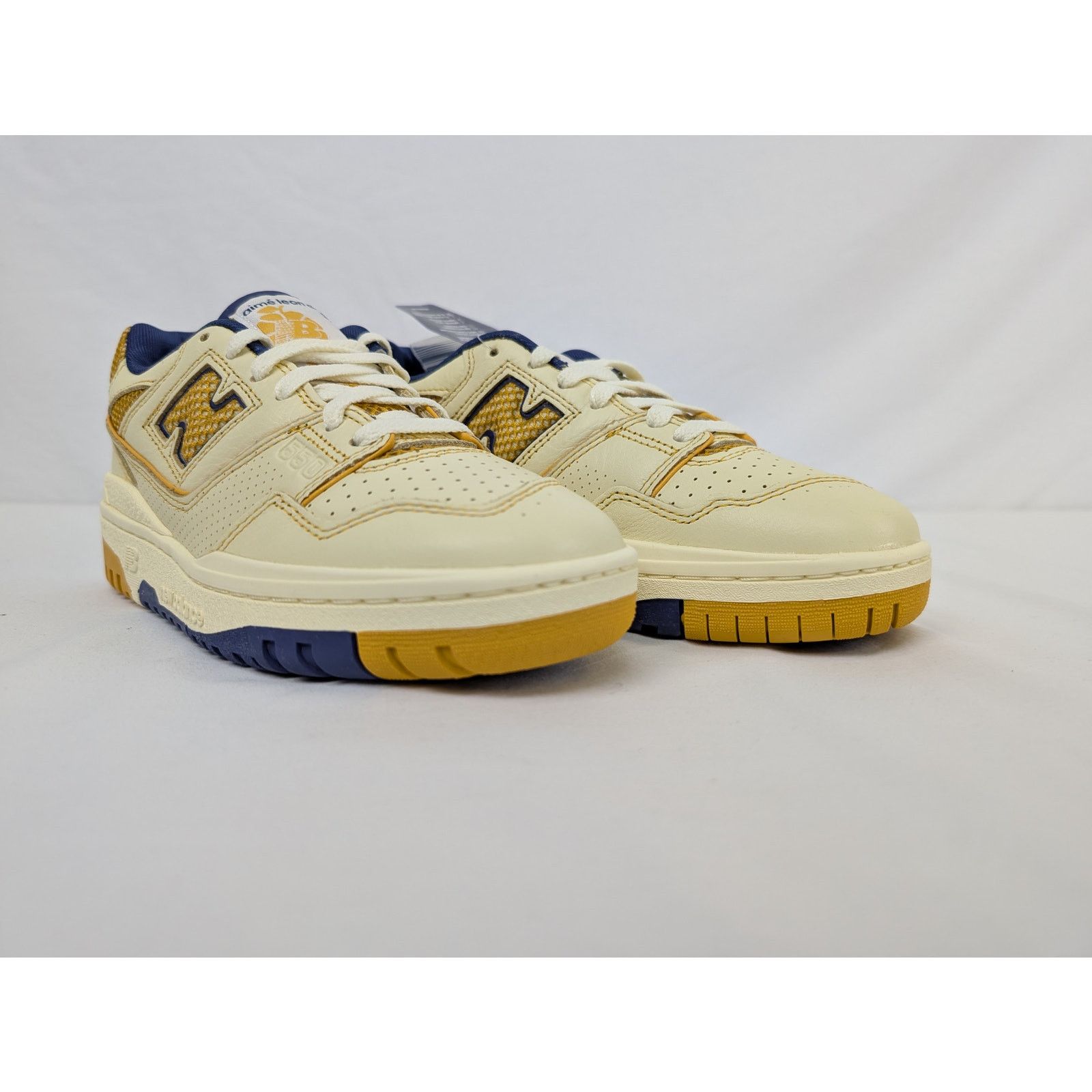 Aime Leon Dore × New Balance o1rshd1 Unisex Masaryk Community Gym 550 Sneakers in Yellow Size US 5 / EU 37 - 3 Thumbnail