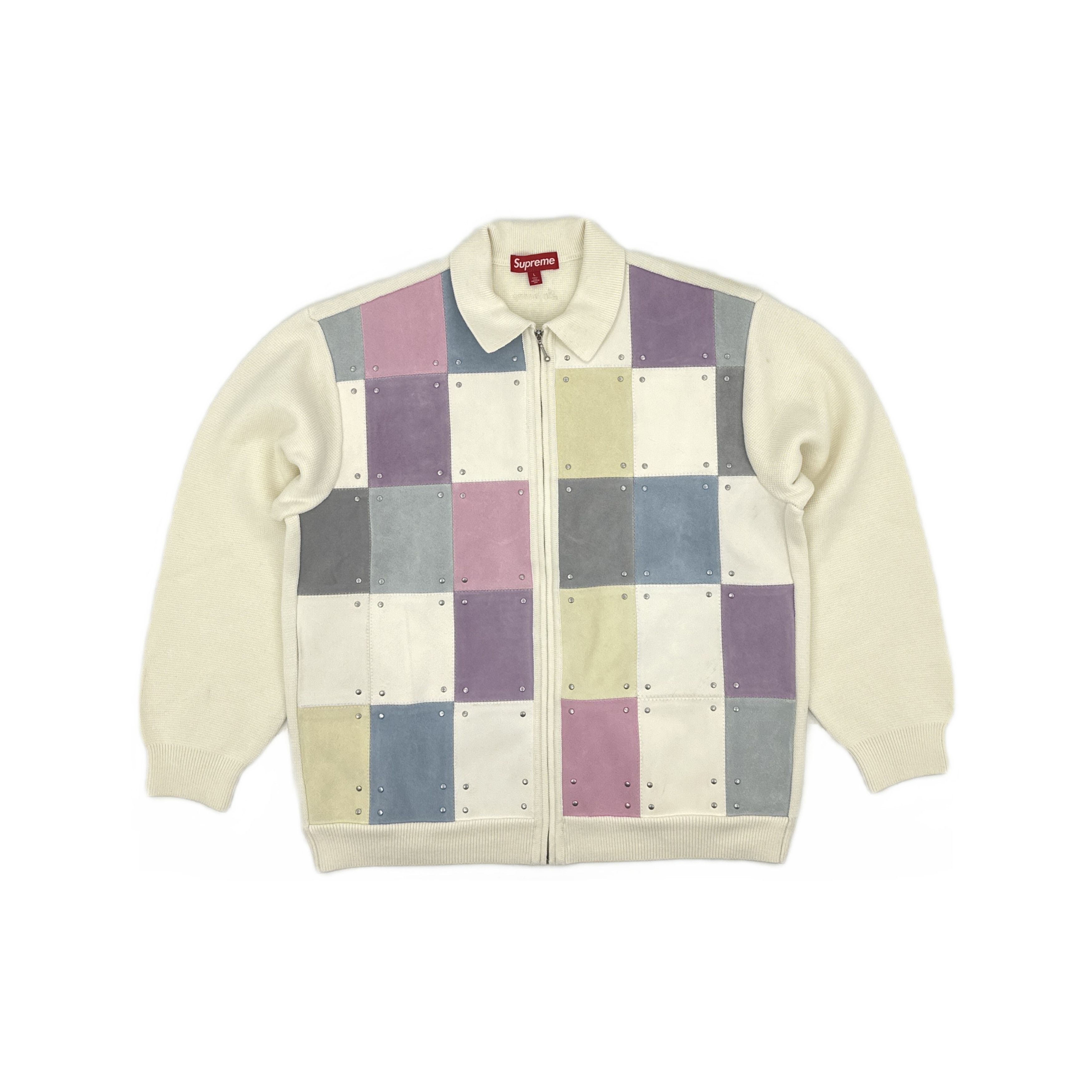 Supreme Supreme Beaded Applique Cardigan Sz. L | Grailed