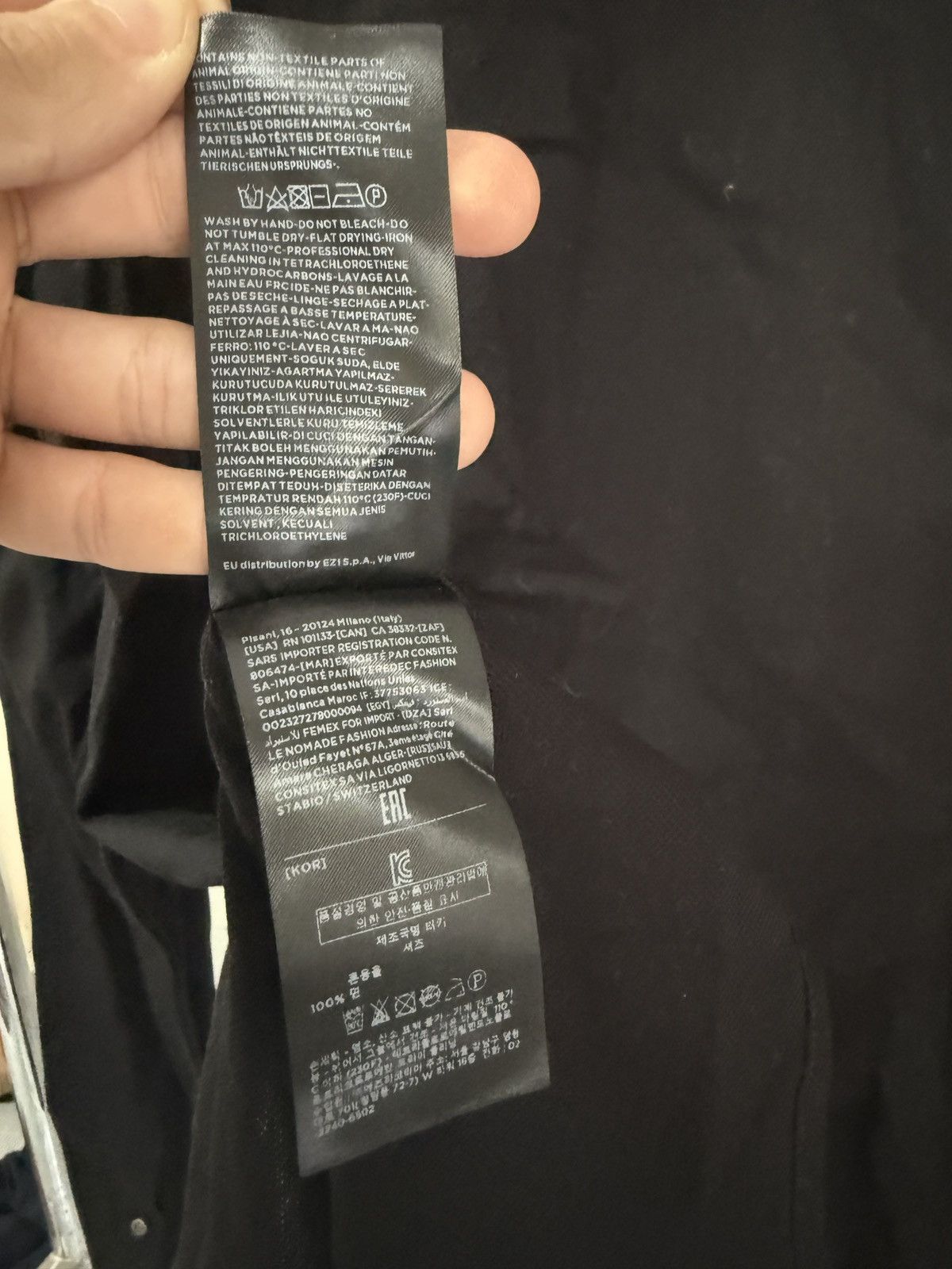 Ermenegildo Zegna Zegna regular Fit Black shirt Size US S / EU 44-46 / 1 - 11 Thumbnail