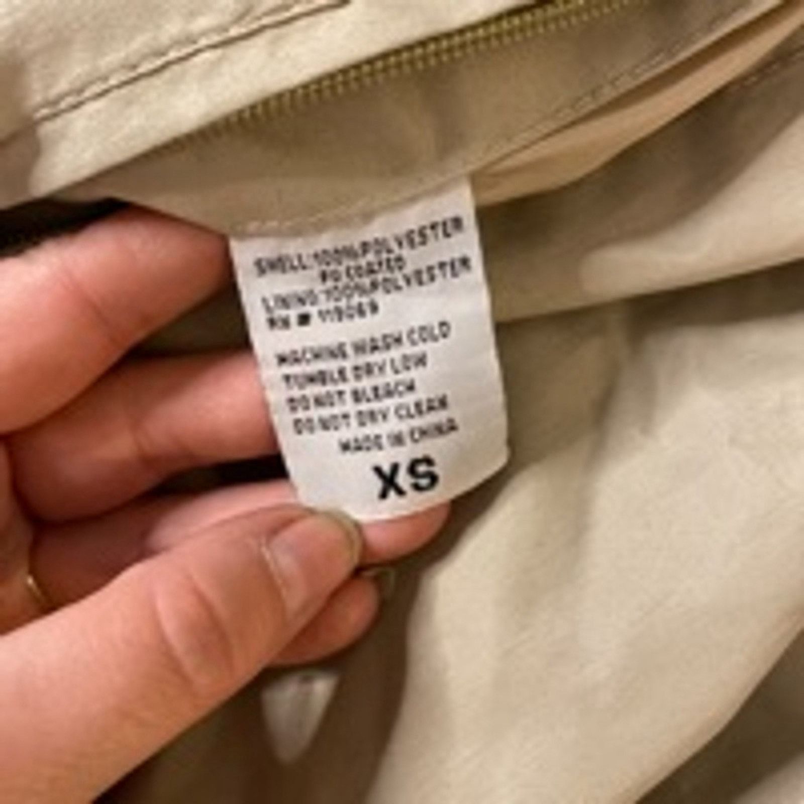 Other Y2K Beige & Navy Windbreaker Pullover Jacket XS Size XS / US 0-2 / IT 36-38 - 6 Thumbnail