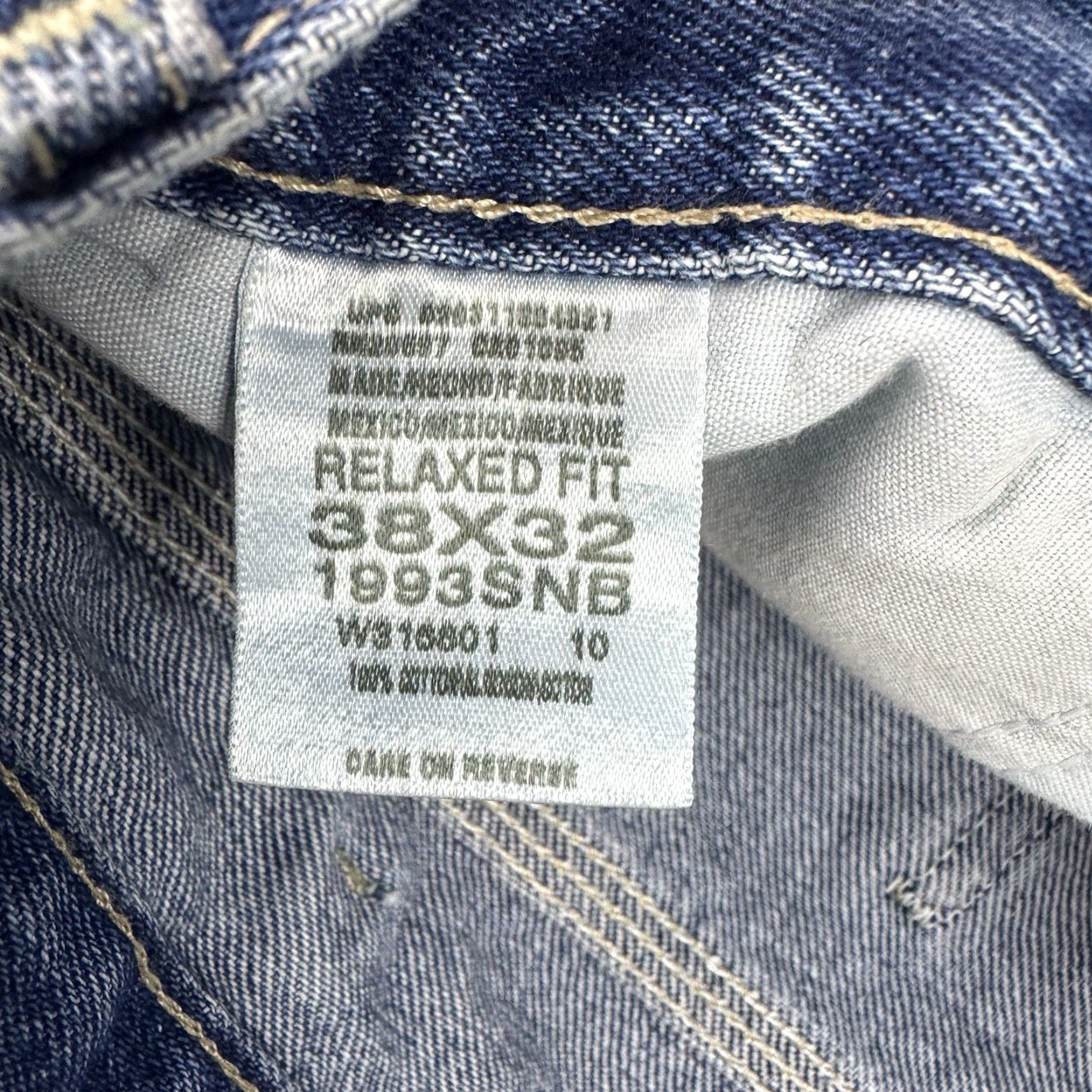 Dickies VINTAGE Dickies Jeans Carpenter Adults 38x32 Relaxed Blue Baggy Workwear Y2K Mens Size US 38 / EU 54 - 3 Thumbnail