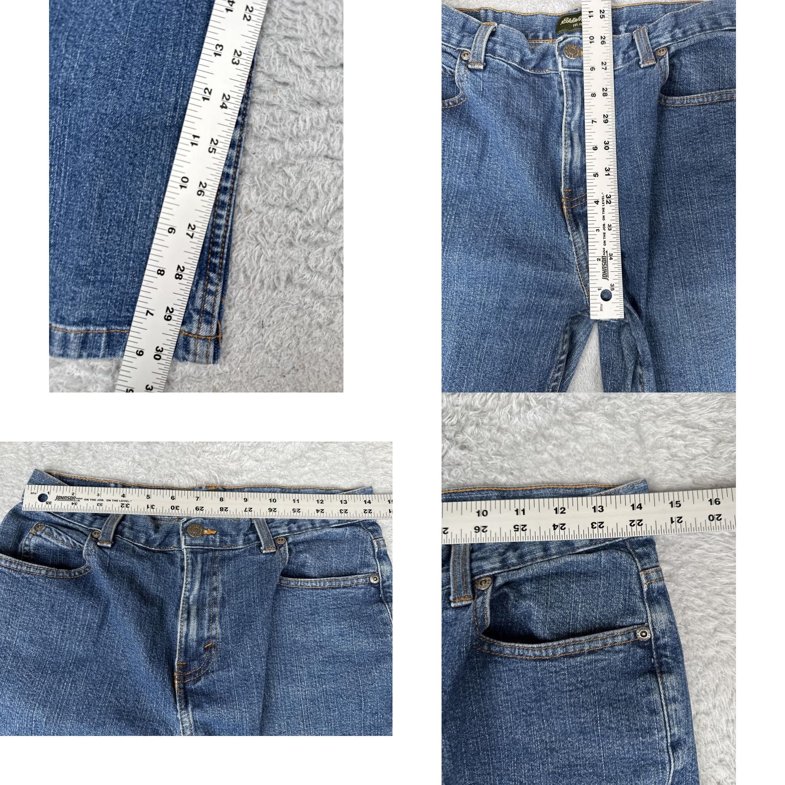 Eddie Bauer Eddie Bauer Jeans Women 28x31 Blue Denim Relaxed Straight Leg Medium Wash Casual Size 28" / US 6 / IT 42 - 8 Thumbnail