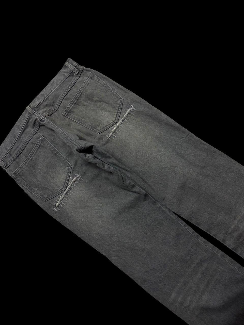 Designer SICK Men's Melrose Mudwash Grunge Distressed Ripped Jeans Size US 30 / EU 46 - 20 Thumbnail