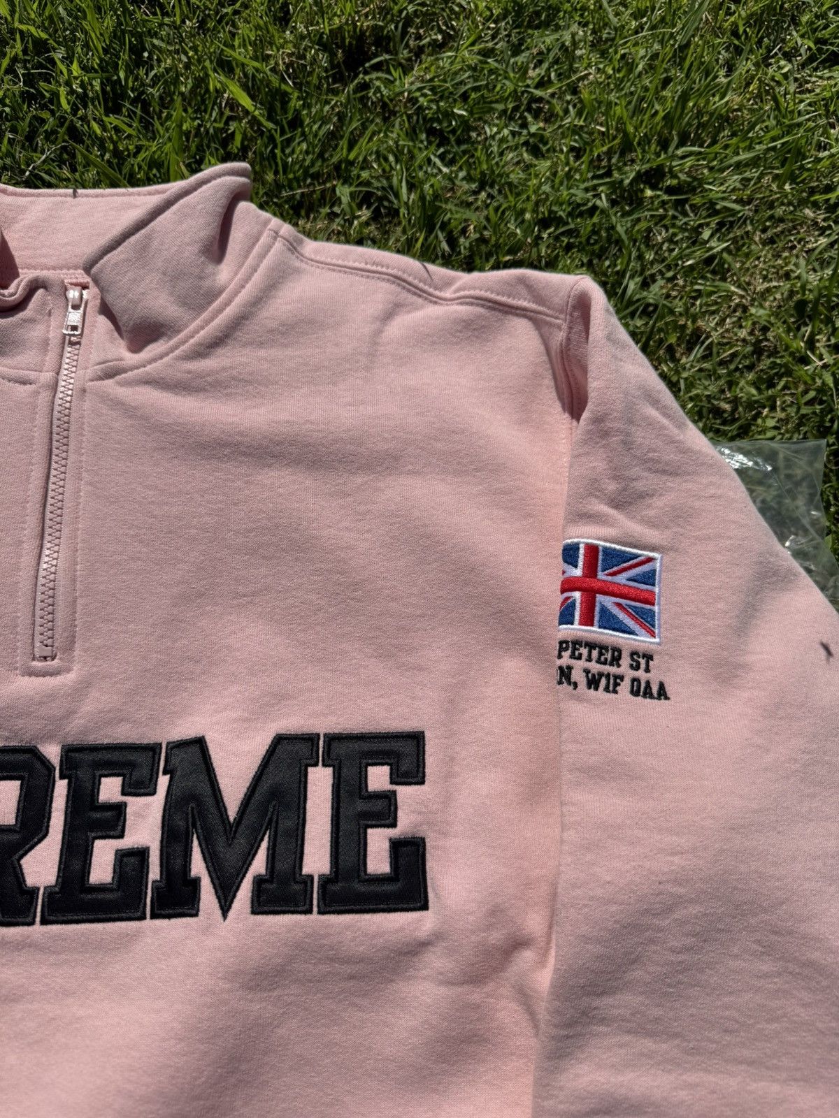 Supreme Supreme Shop Flag Half Zip Pullover Size US M / EU 48-50 / 2 - 2 Thumbnail