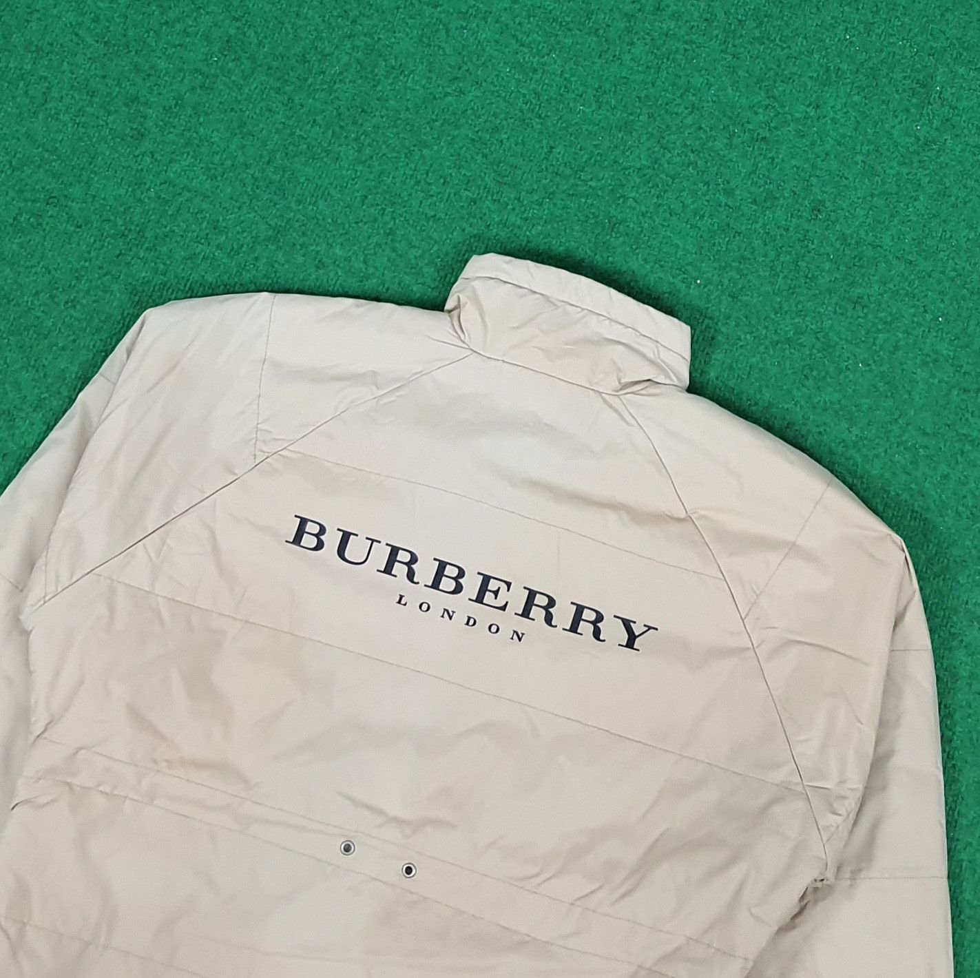 Burberry Vintage Burberry London Custom Spell Out Jacket Size US M / EU 48-50 / 2 - 2 Thumbnail