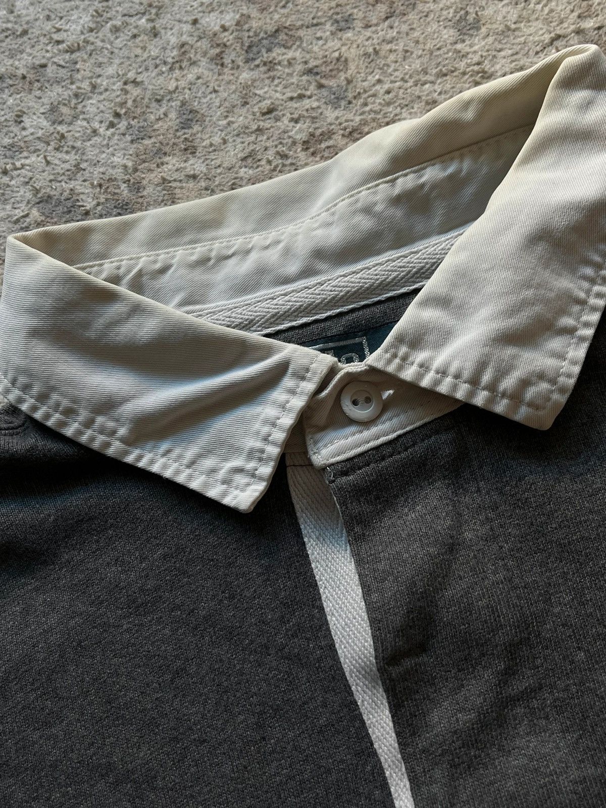 Ralph Lauren Polo Ralph Lauren Sz XL Rugby Shirt Grey 2000s Small Pony Size US XL / EU 56 / 4 - 2 Thumbnail