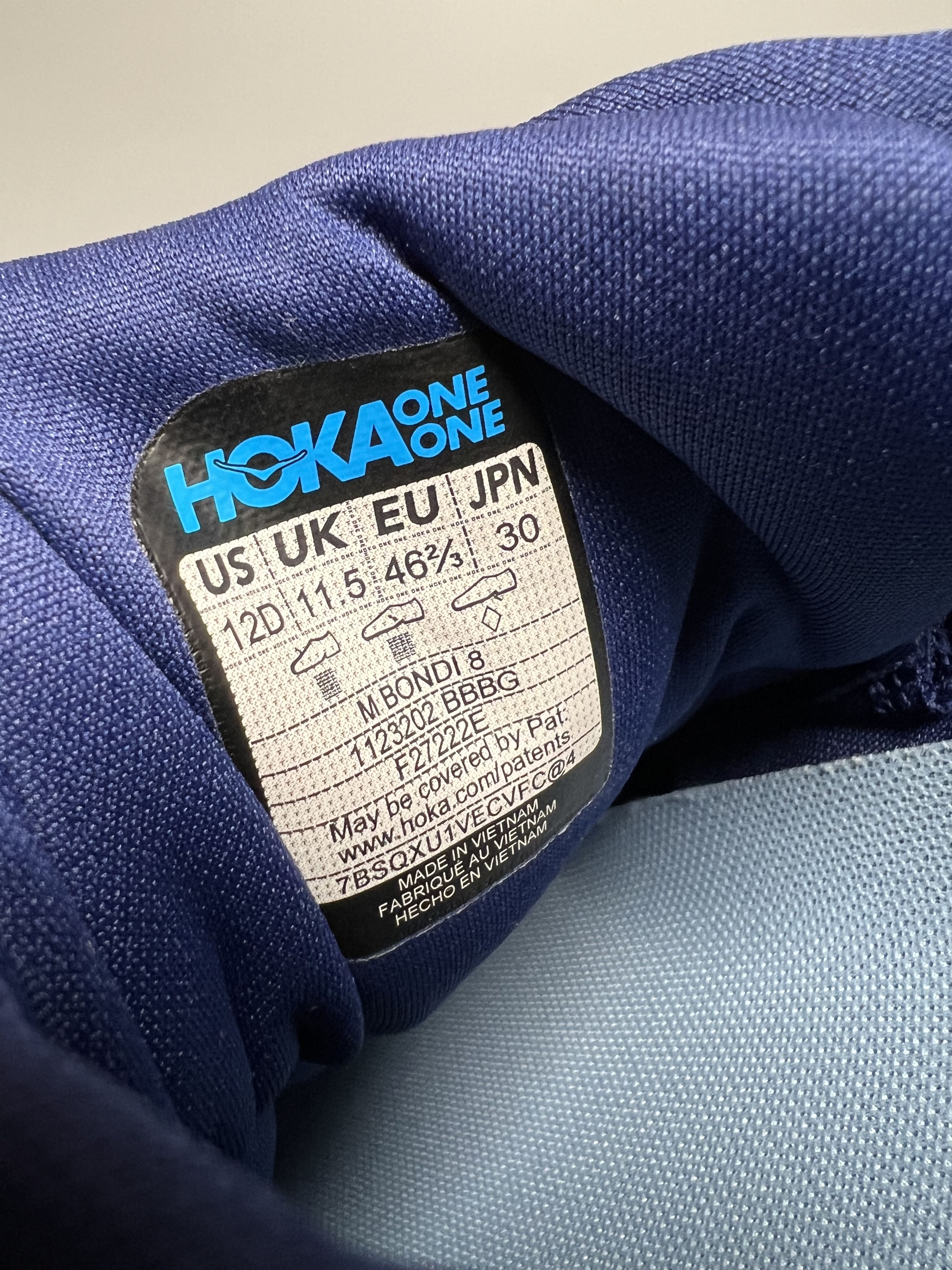 Hoka 12D Hoka One One Bondi 8 Running Shoes Walking Gym Size US 12 / EU 45 - 10 Thumbnail