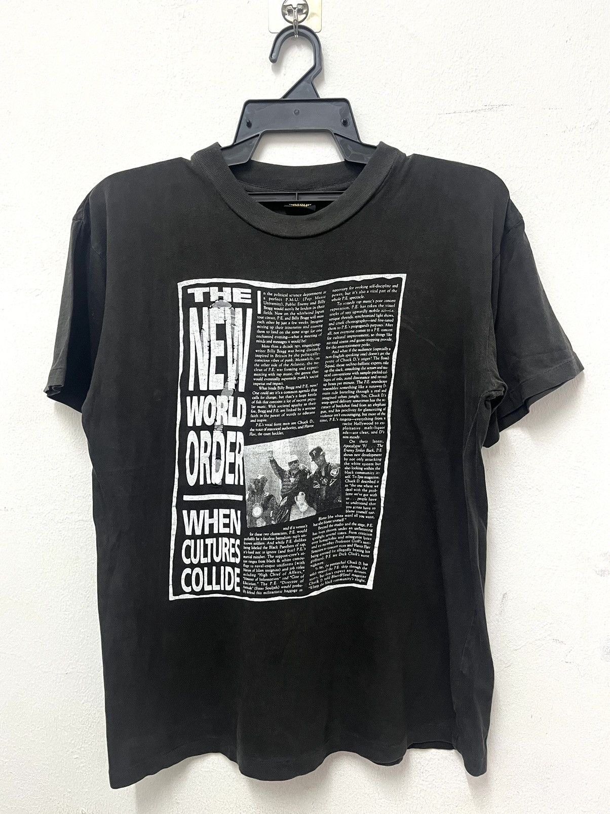 Rap Tees × Vintage Vintage 90’s Public Enemy Photoprint Rap Tees Size US M / EU 48-50 / 2 - 1 Thumbnail