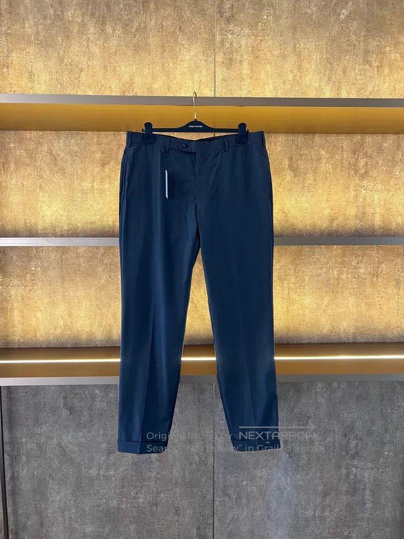 Hermes Hermes size 56 Wool and Mulberry Silk Blended Trousers Size 34S - 1 Thumbnail