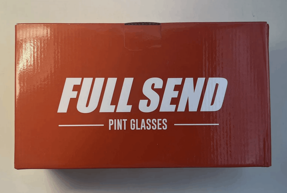 Full Send Full Send Nelk Boys Pint Glasses Rare Sold Out Size ONE SIZE - 1 Thumbnail