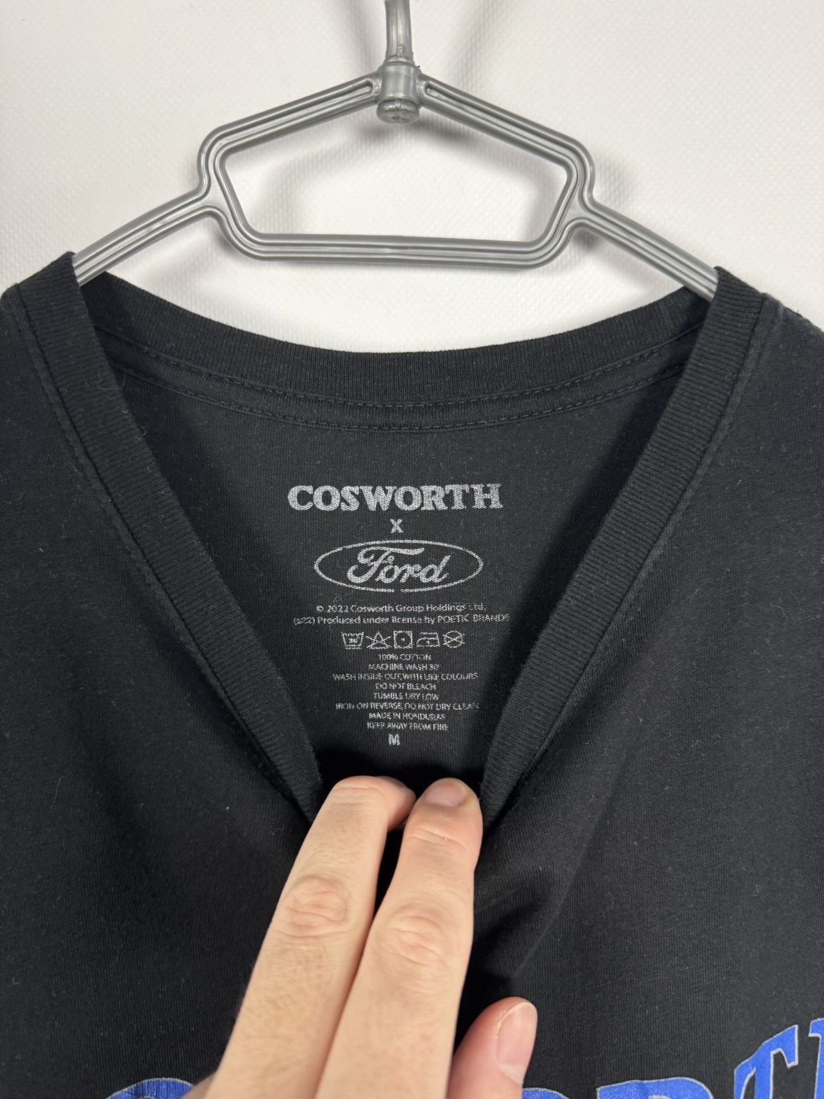 Ford Cosworth x Ford Racing T-Shirt Big Car Print Black Size M Size US M / EU 48-50 / 2 - 6 Thumbnail