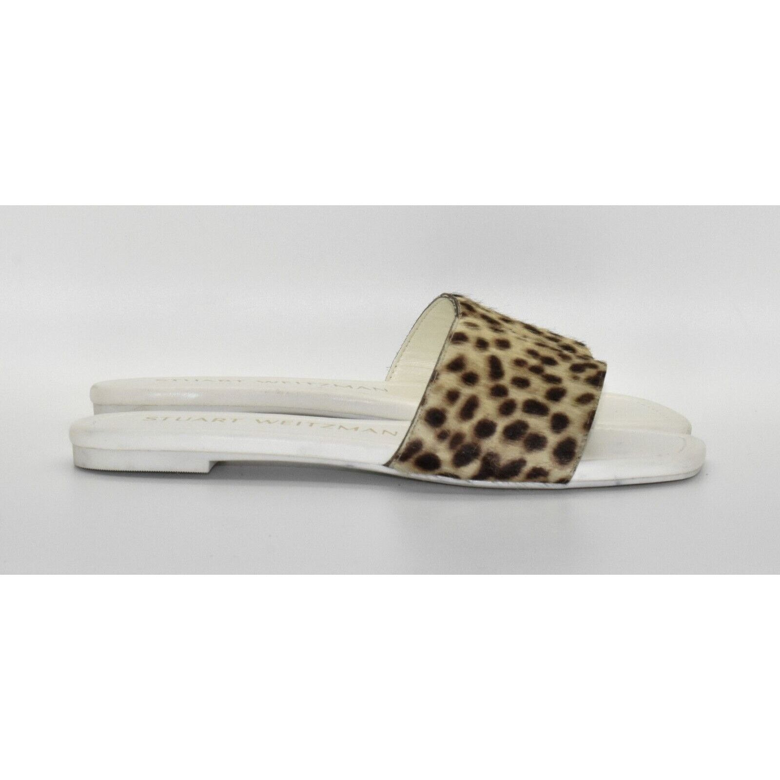 Stuart Weitzman NWOB STUART WEITZMAN Cheetah Calf Hair Slide Shoes 6B $295 Size US 6 / IT 36 - 3 Thumbnail