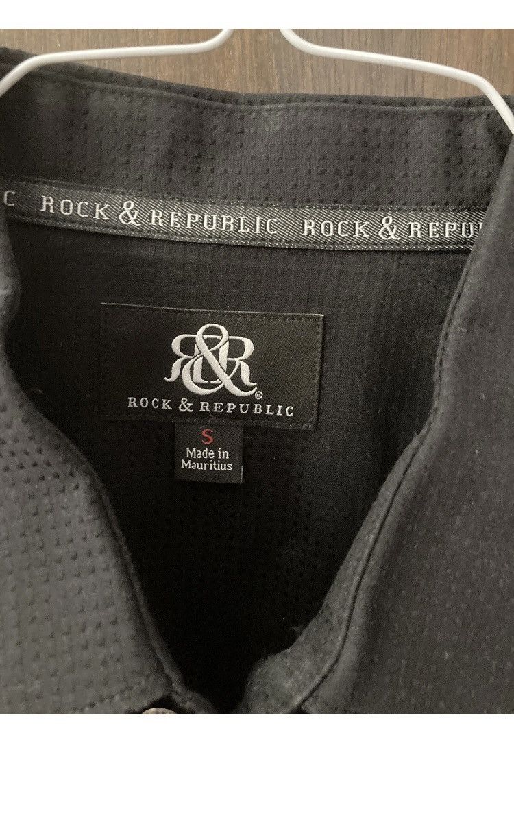 Rock & Republic Rock & Republic Black Long Sleeve Button Up Shirt S Size US S / EU 44-46 / 1 - 2 Thumbnail