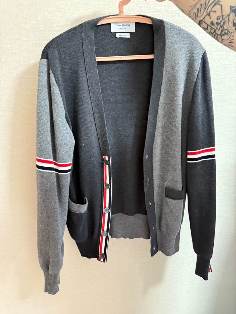 Thom Browne Thom Browne size1 Knitted cardigan Size US S / EU 44-46 / 1 - 1 Thumbnail