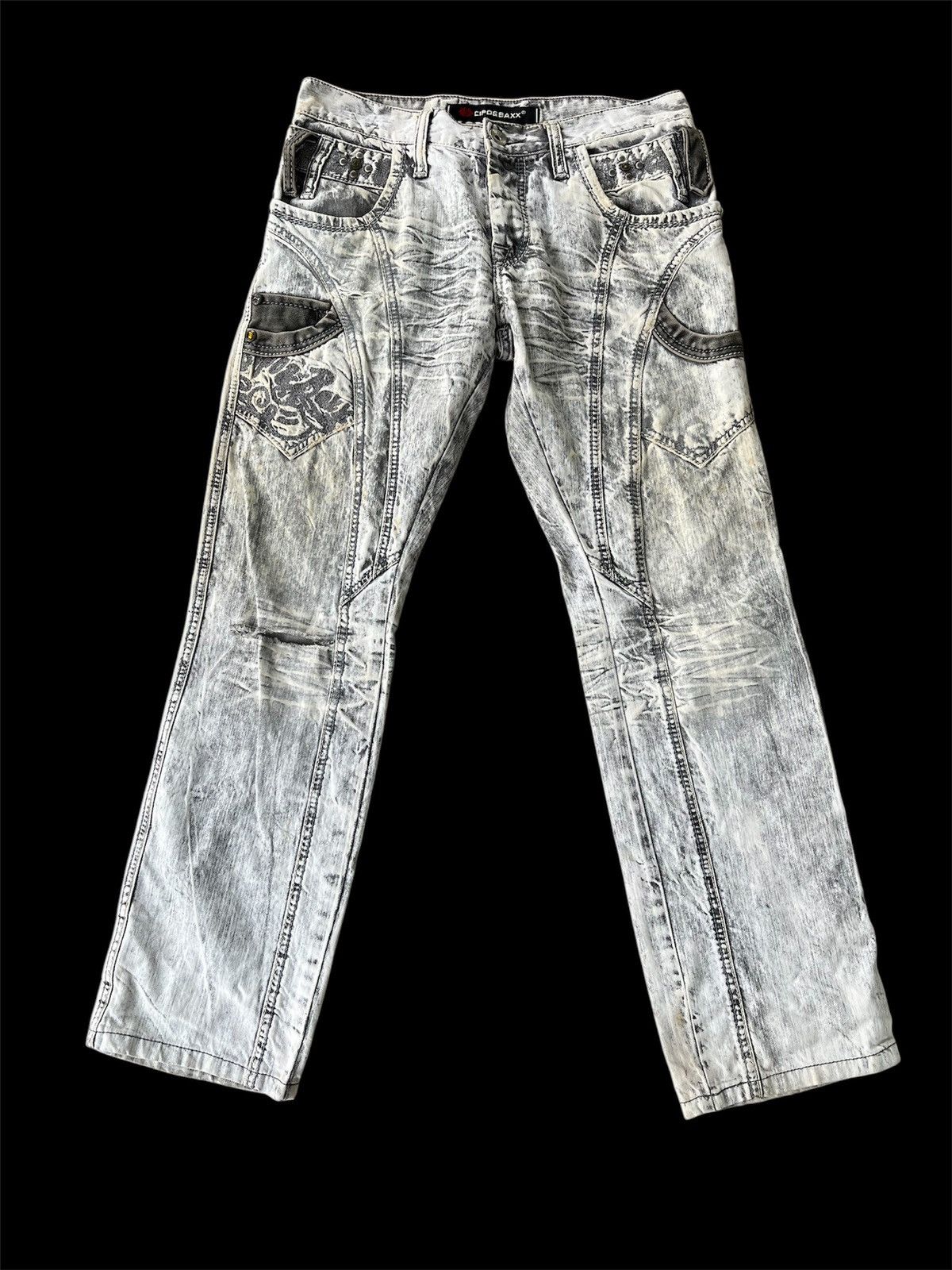 If Six Was Nine × Japanese Brand × Vintage Vintage Washed Studded Hysteric Inspired Denim Size US 31 - 1 Thumbnail