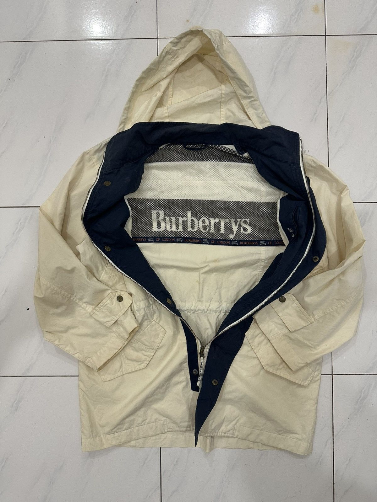 Burberry × Burberry Prorsum × Vintage VTG Burberrys Sailing Jacket Size US M / EU 48-50 / 2 - 3 Thumbnail