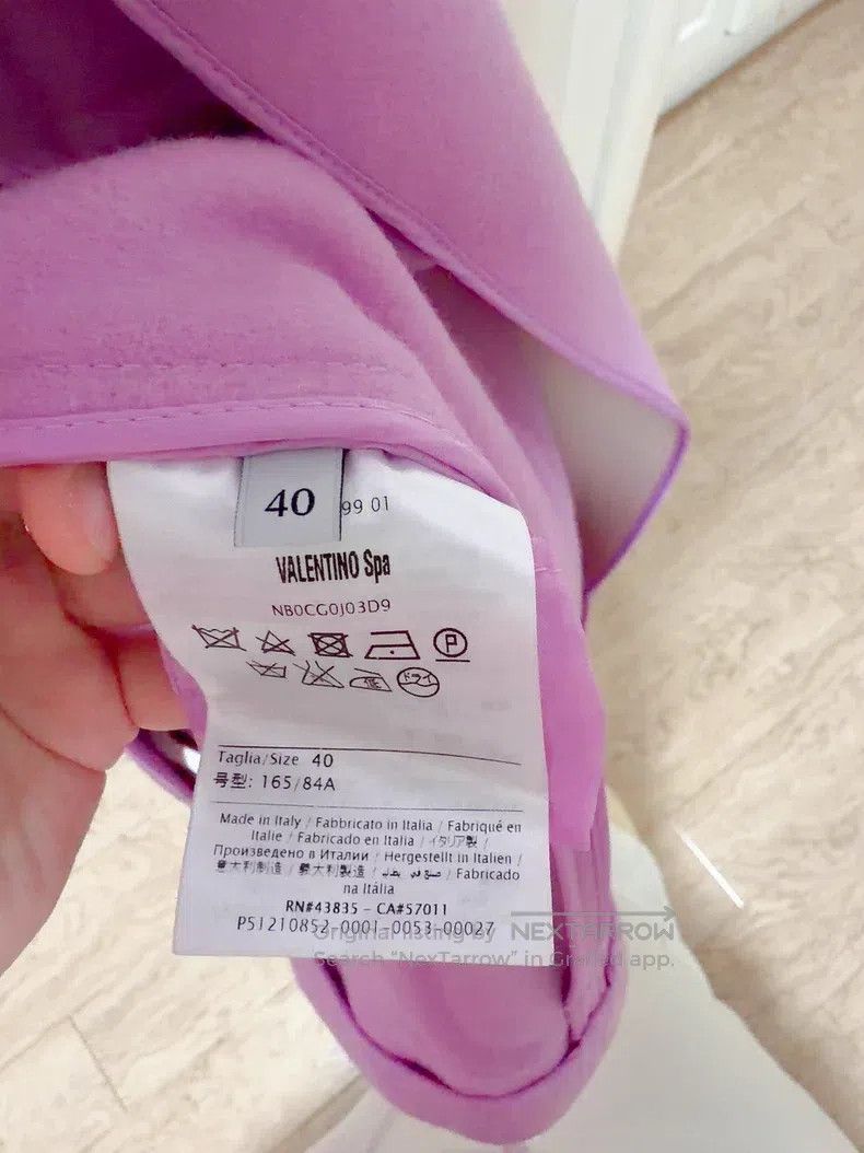 Valentino Valentino woolen coat, cape coat Size XXS / US 00 / IT 34 - 4 Thumbnail