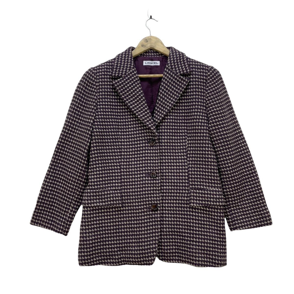 Homespun Knitwear 💥Vintage Lancel Jacket Size M / US 6-8 / IT 42-44 - 2 Thumbnail