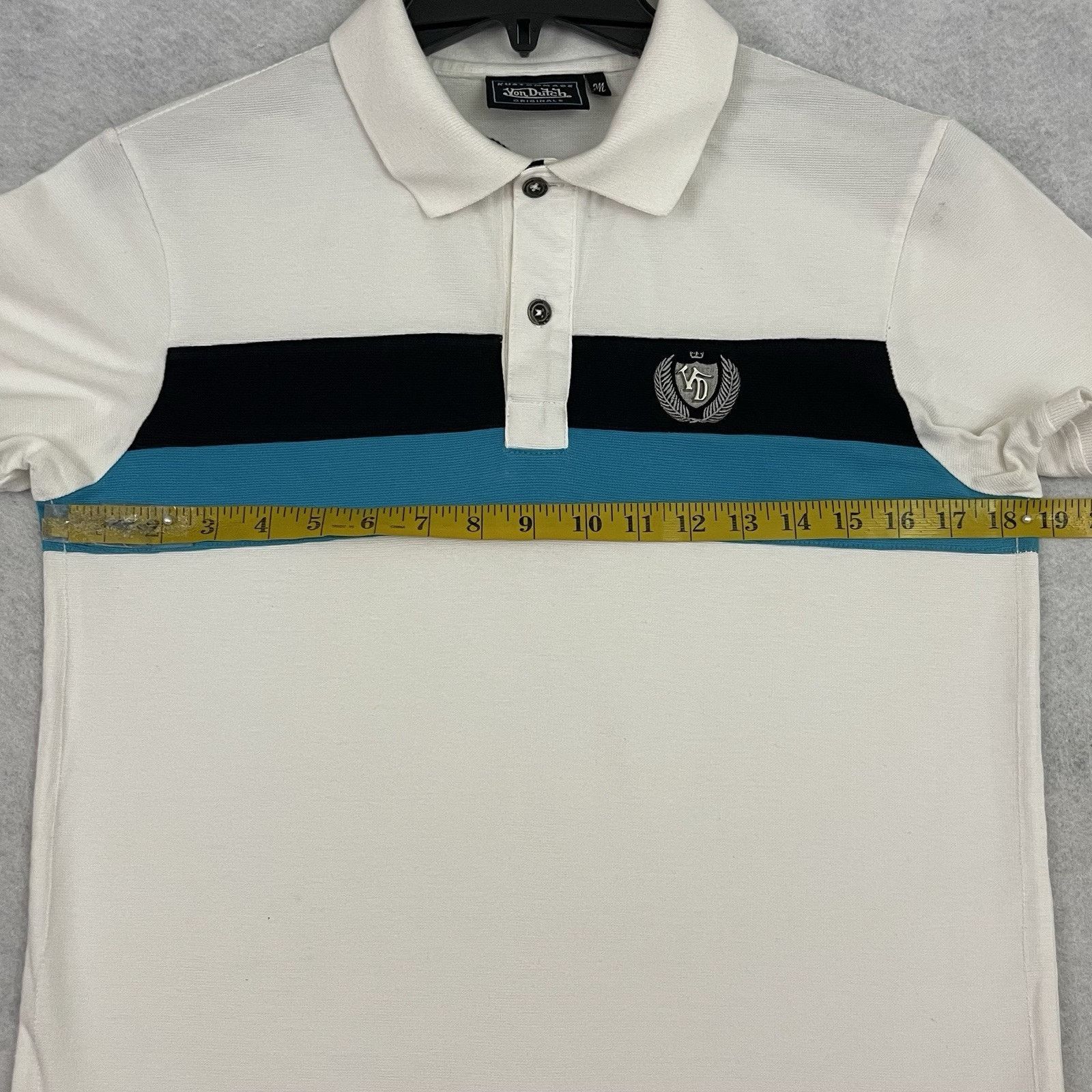 Von Dutch Vintage Von Dutch Polo Shirt Womens Size Medium White Size M / US 6-8 / IT 42-44 - 5 Thumbnail