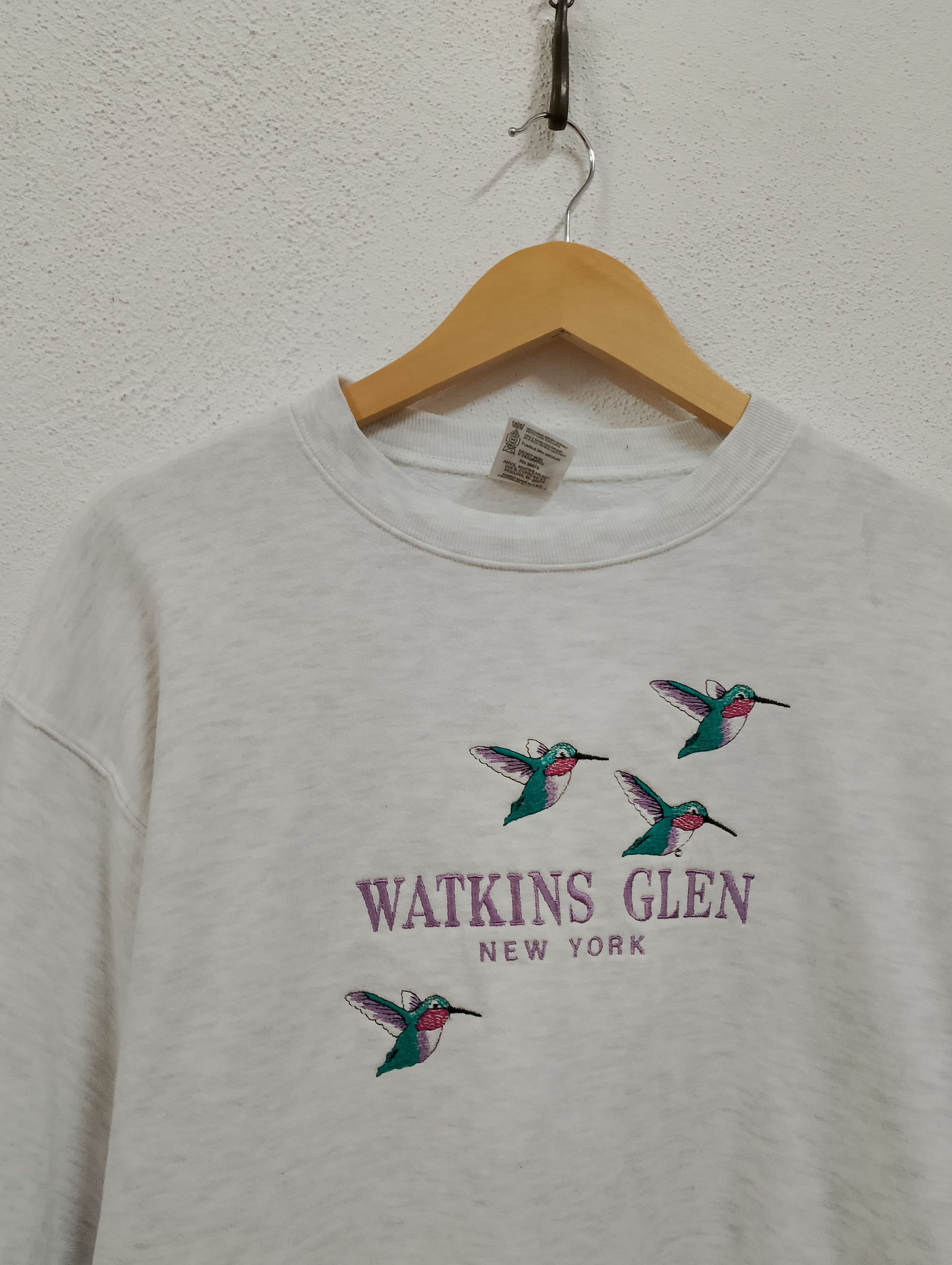 Vintage Vintage Watkins Glen New York Hummingbird Embroidered Size US M / EU 48-50 / 2 - 3 Thumbnail