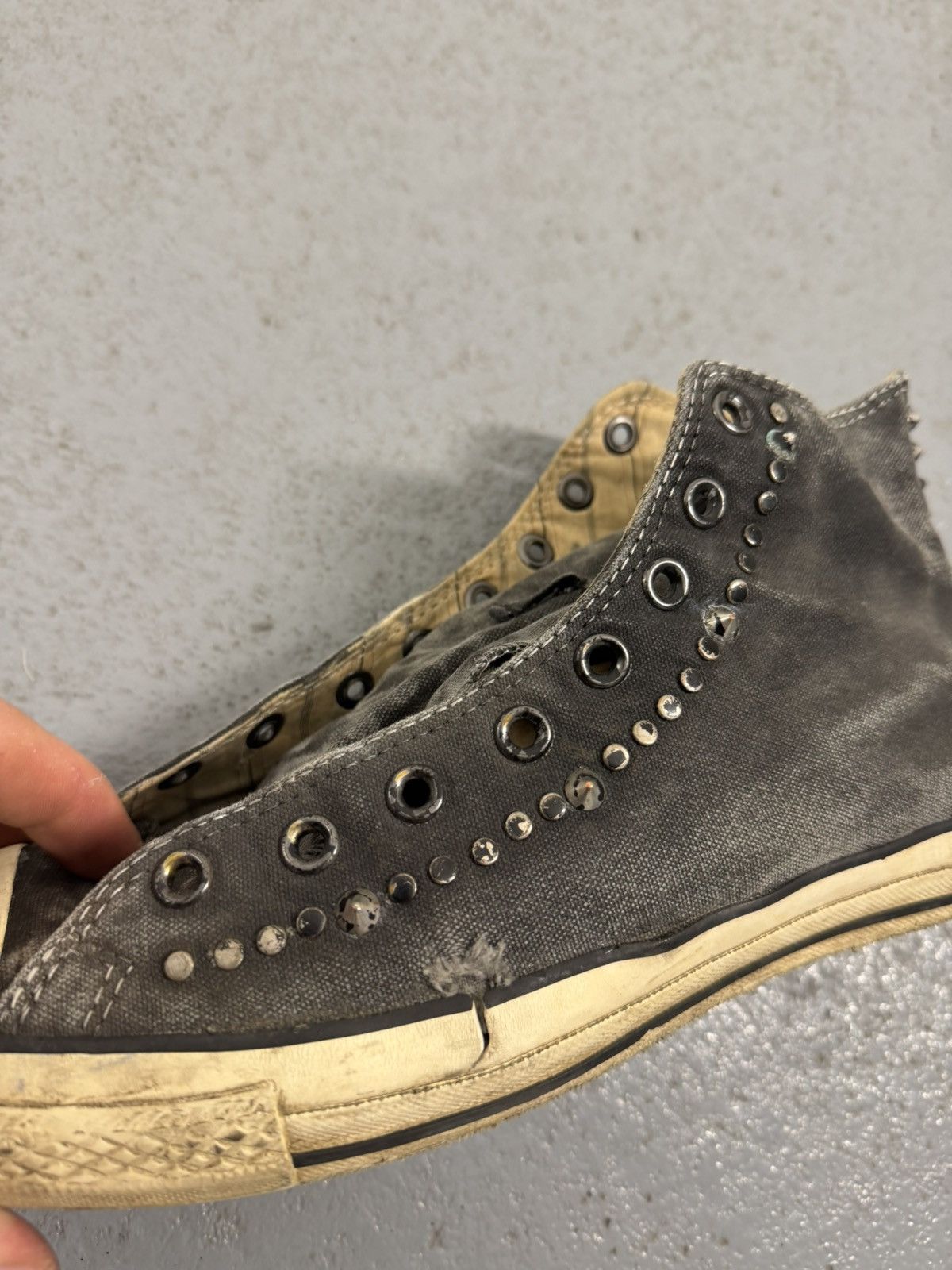 Converse × John Varvatos John Varvatos x Convers Metal Rivets Sneakers Size US 13 / EU 46 - 5 Thumbnail