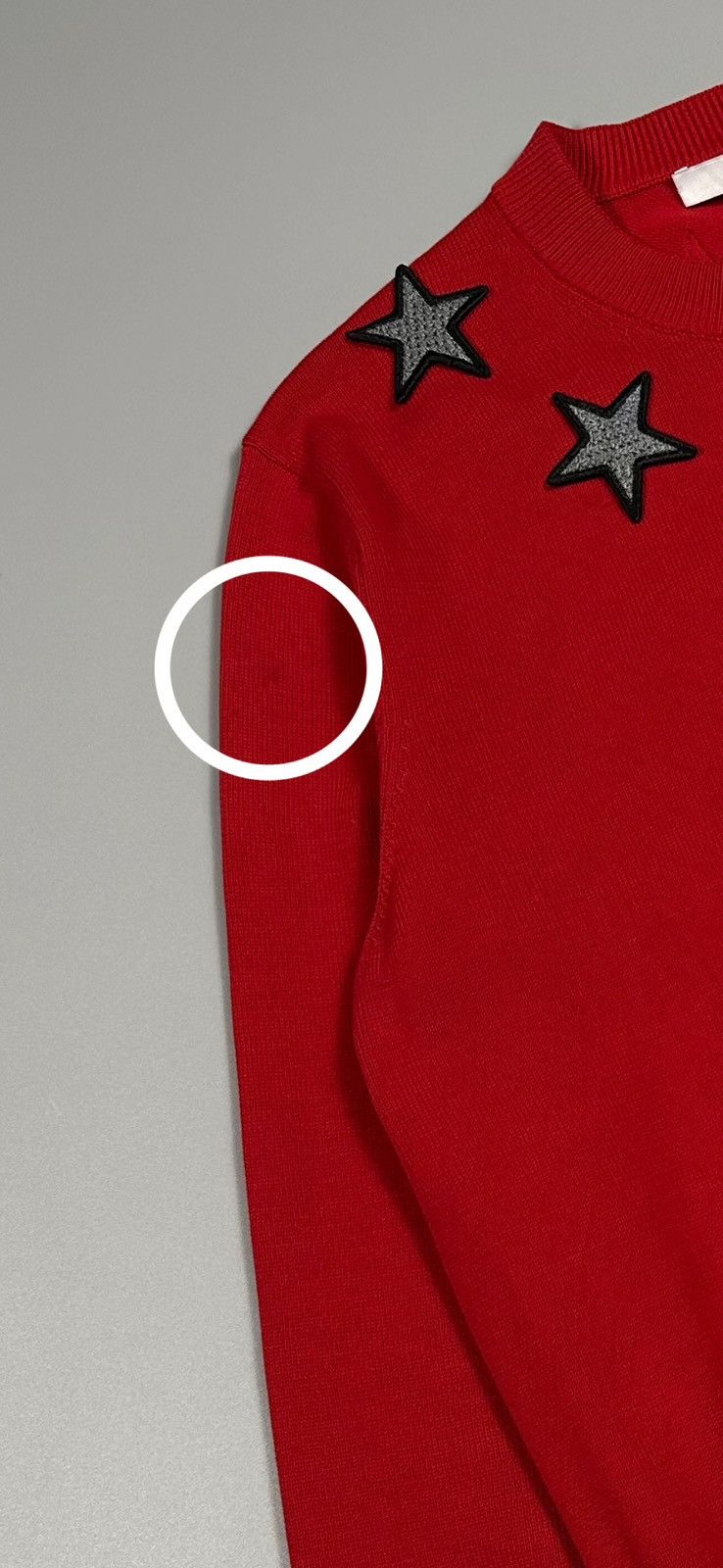 Givenchy Givenchy Star Embroidered Red Sweater Size US M / EU 48-50 / 2 - 7 Thumbnail