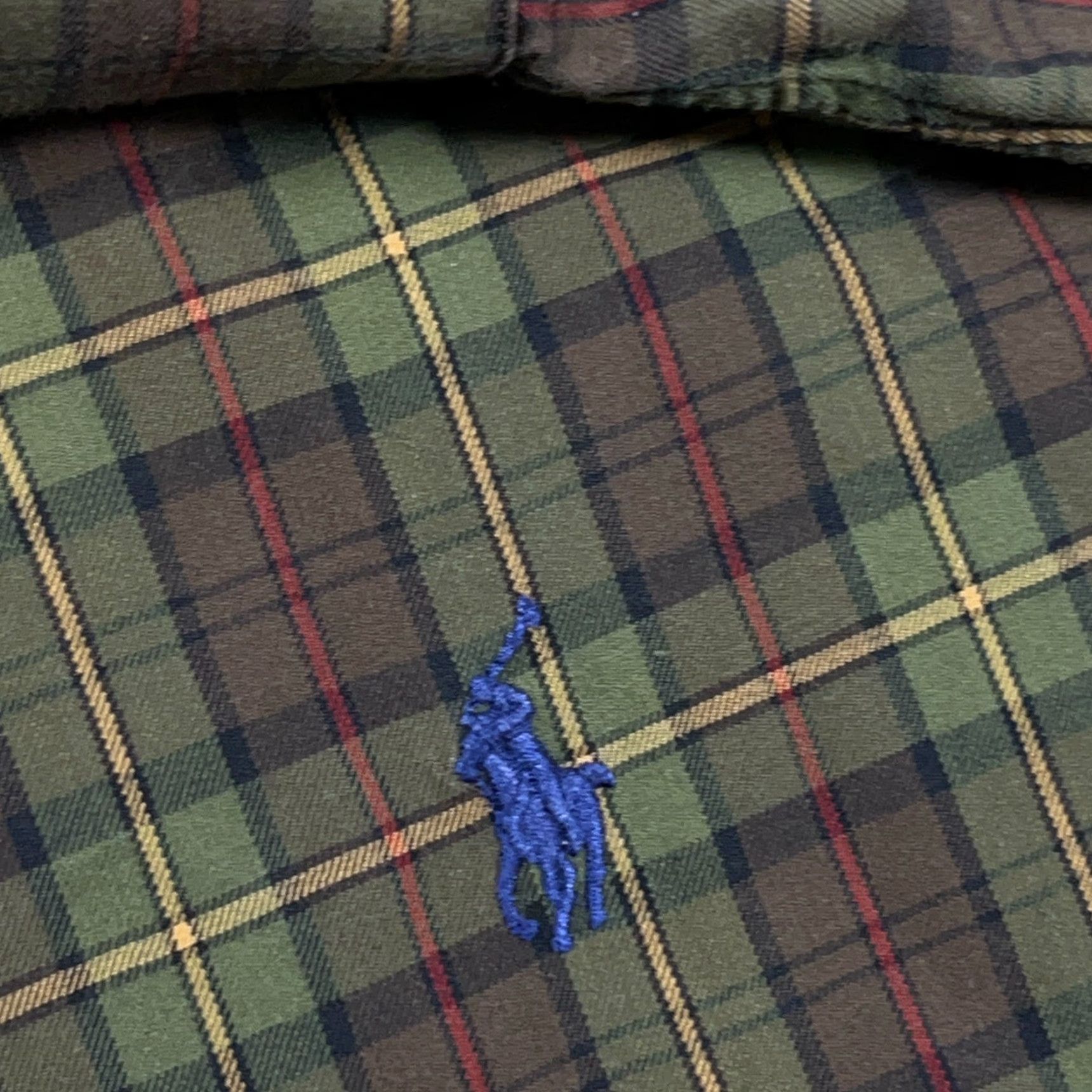 Ralph Lauren Ralph Lauren Shirt Men XL Olive Green Plaid Classic Fit Button Up Pony Colorful, Preppy, Modern Mens XXL? Size US XL / EU 56 / 4 - 4 Thumbnail