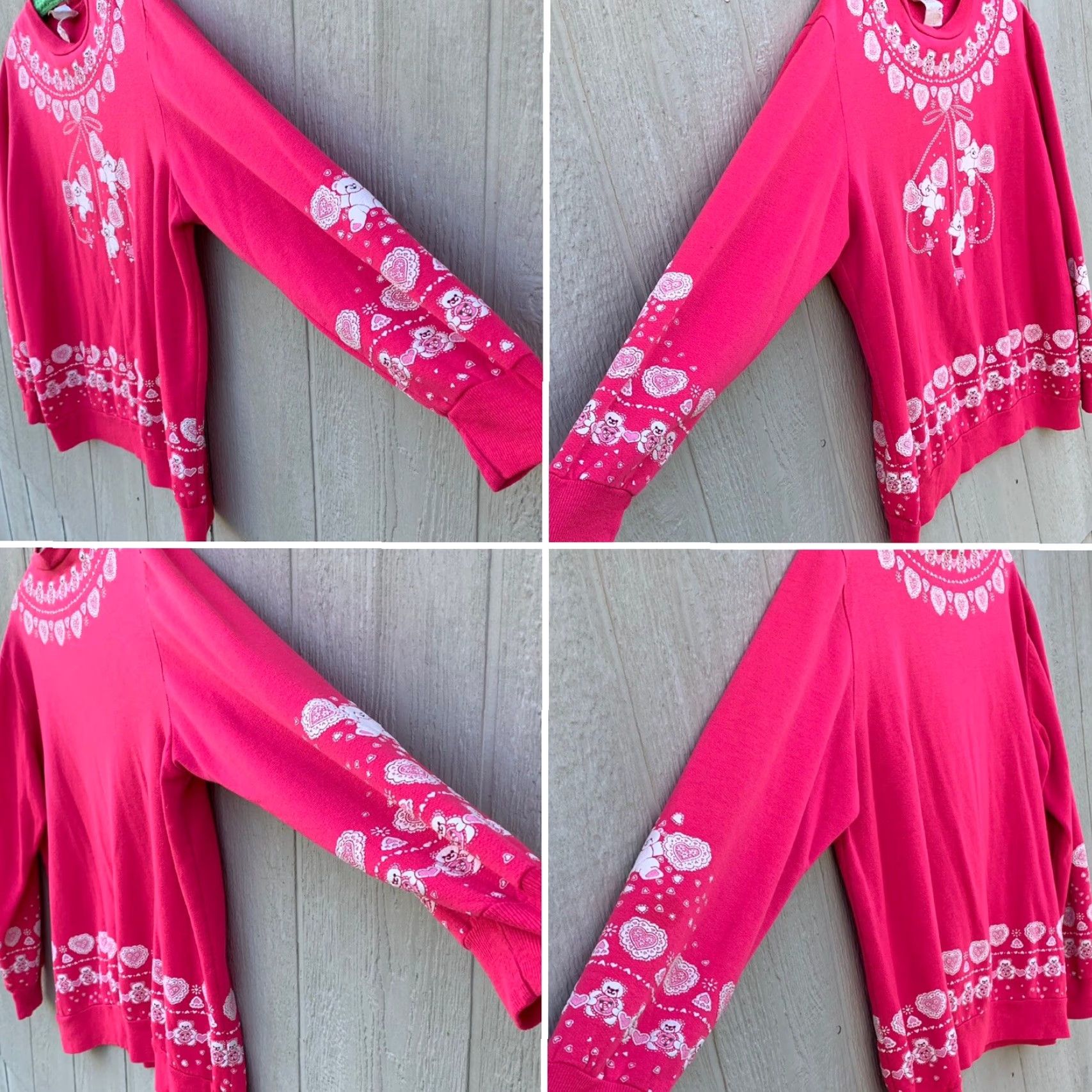 Pinko VINTAGE Scarab San Francisco sweatshirt Shirt 1980s Pink L Womens Size L / US 10 / IT 46 - 2 Thumbnail