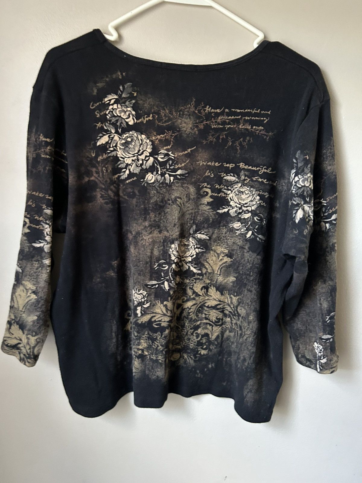 Vintage Y2K Womens Graphic Top L/XL Grunge Retro Streetwear Size L / US 10 / IT 46 - 5 Thumbnail
