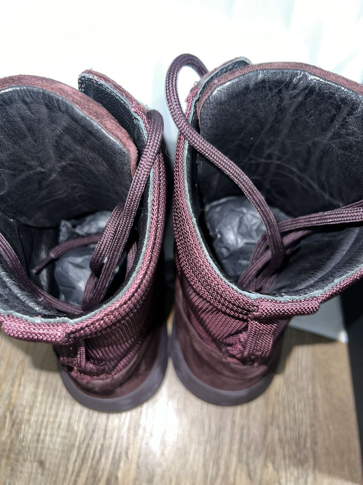Yeezy oxblood boots sales