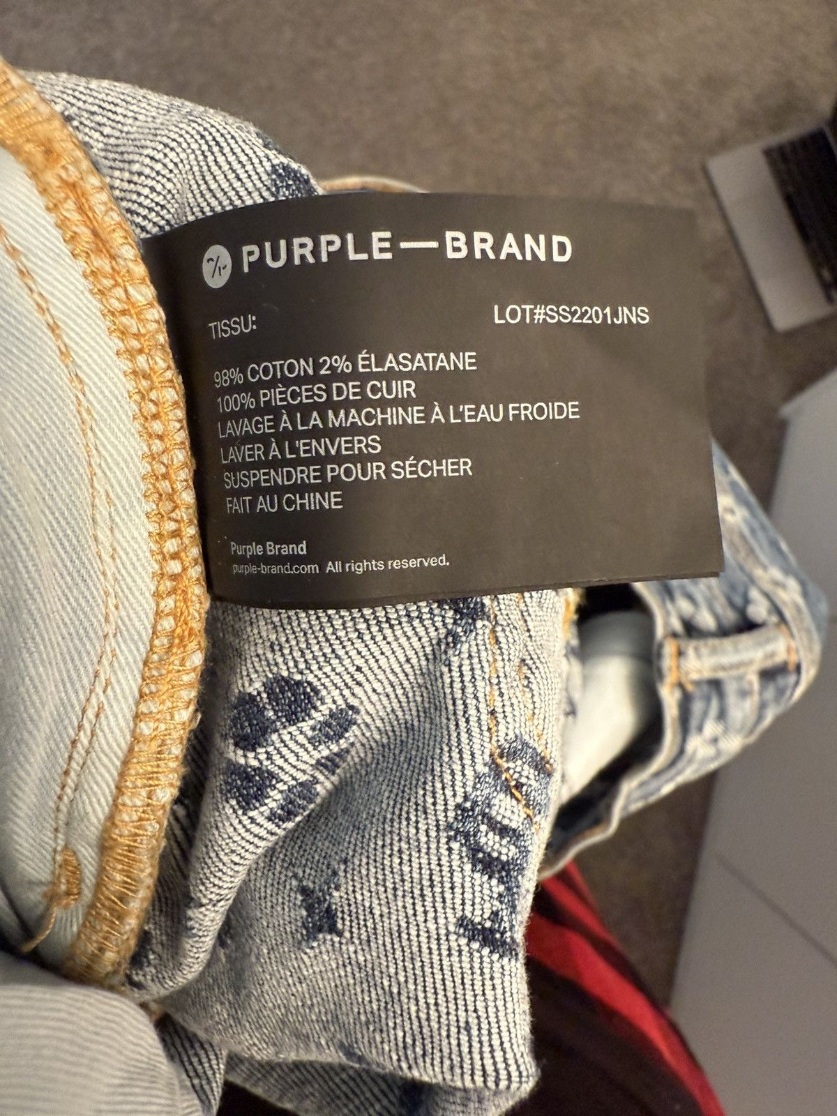 Purple Brand Purple Brand Jeans P001 Size US 34 / EU 50 - 5 Thumbnail