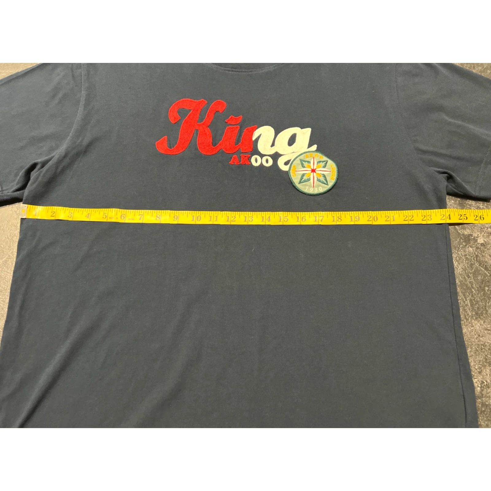 Vintage VINTAGE AKOO Men’s T-Shirt 2XL Adult Blue Regular Fit Size US XXL / EU 58 / 5 - 6 Thumbnail