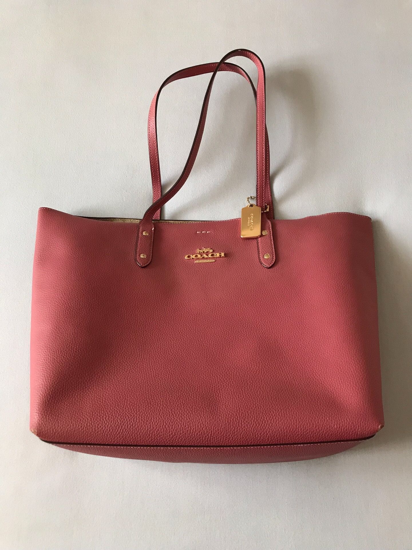 Coach Coach Pink Tote Shoulder Handbag Size ONE SIZE - 1 Thumbnail