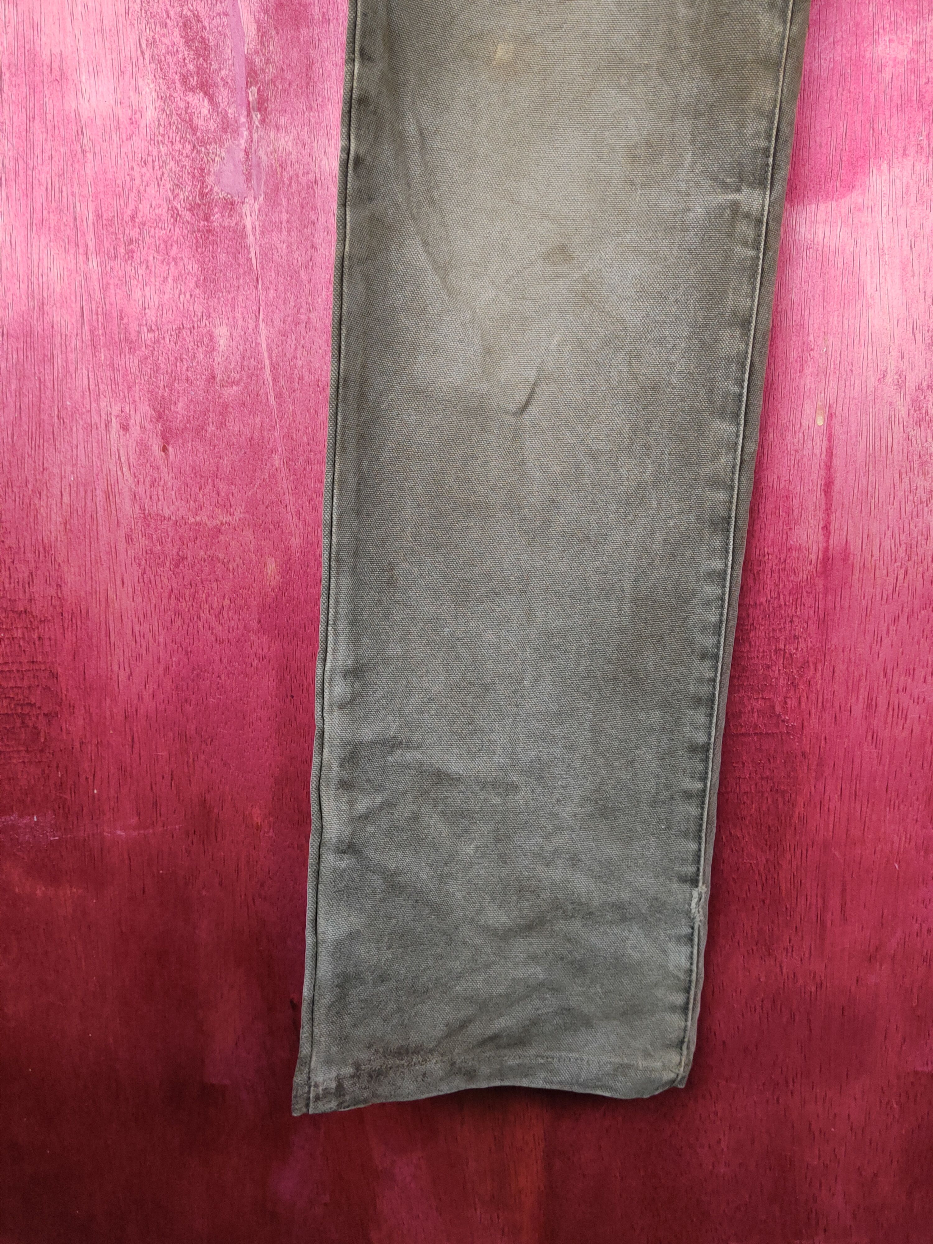 Japanese Brand Blue Way Olive faded cargo denim Jeans #S1571 Size US 28 / EU 44 - 4 Thumbnail