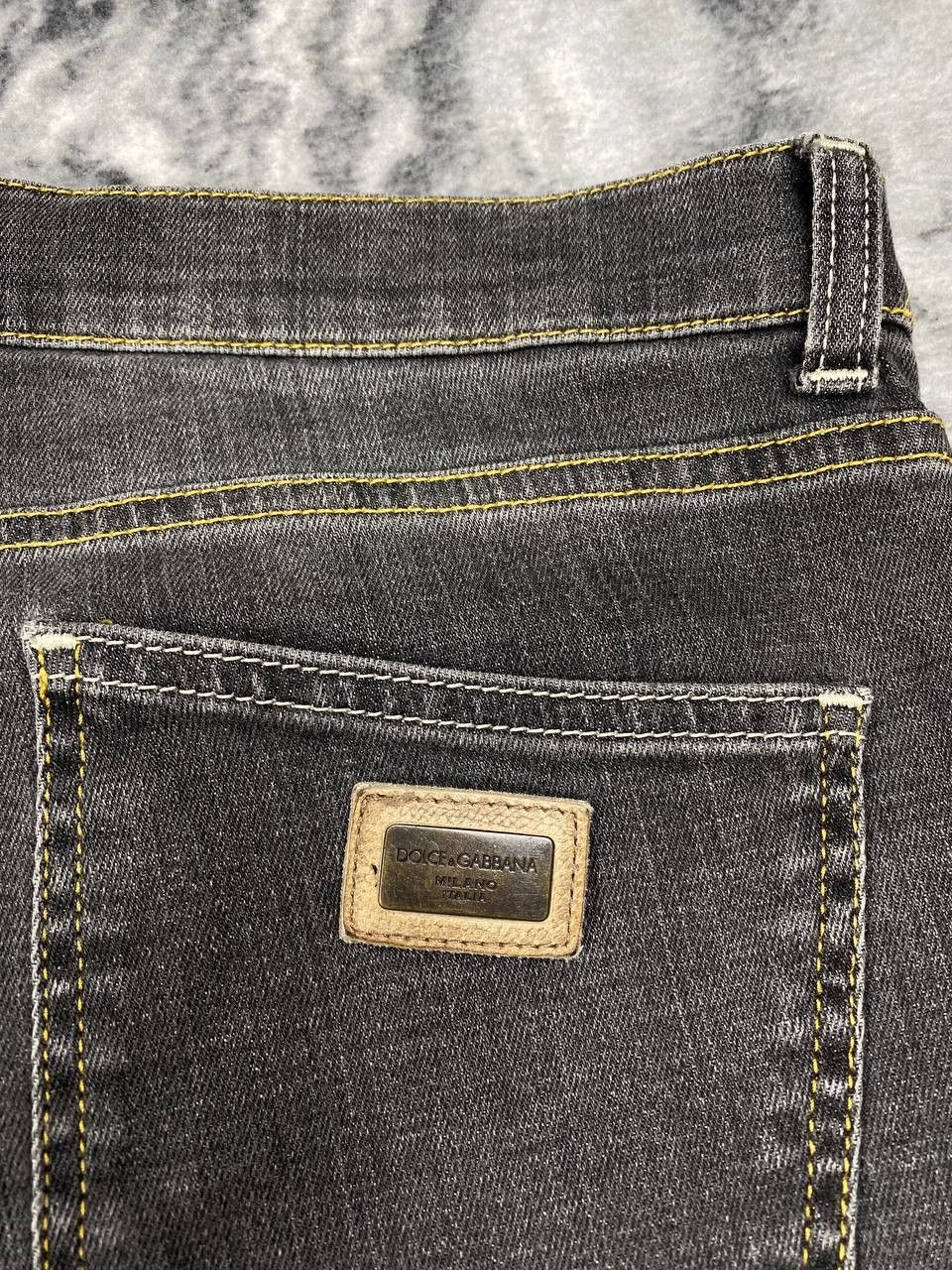 Dolce & Gabbana Vintage Dolce & Gabbana Denim Jeans Metal Logo Size US 33 - 3 Thumbnail