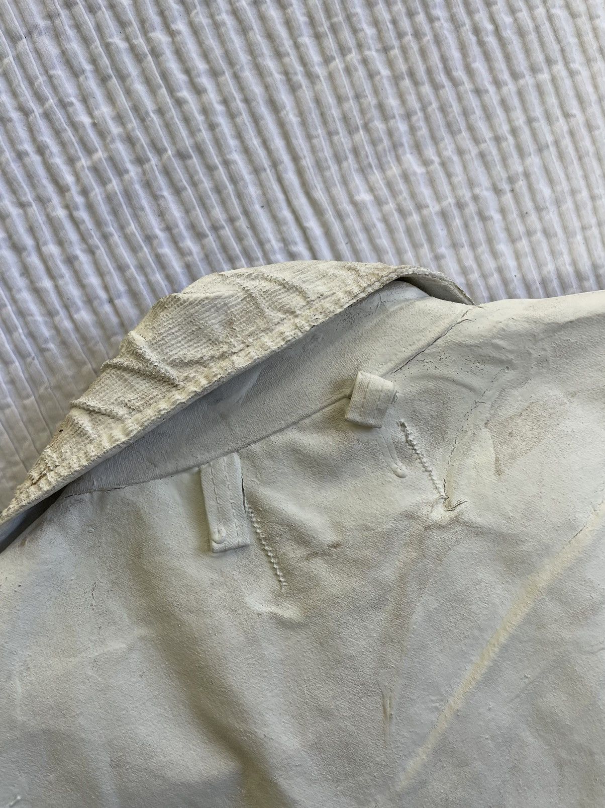 Handmade Duck Hunting Coat in White Size US L / EU 52-54 / 3 - 12 Thumbnail