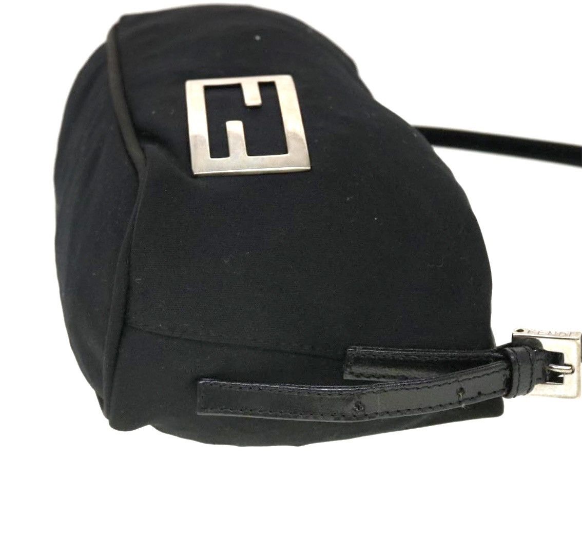 Fendi Authentic FENDI Black Suede Shoulder Bag Size ONE SIZE - 6 Thumbnail