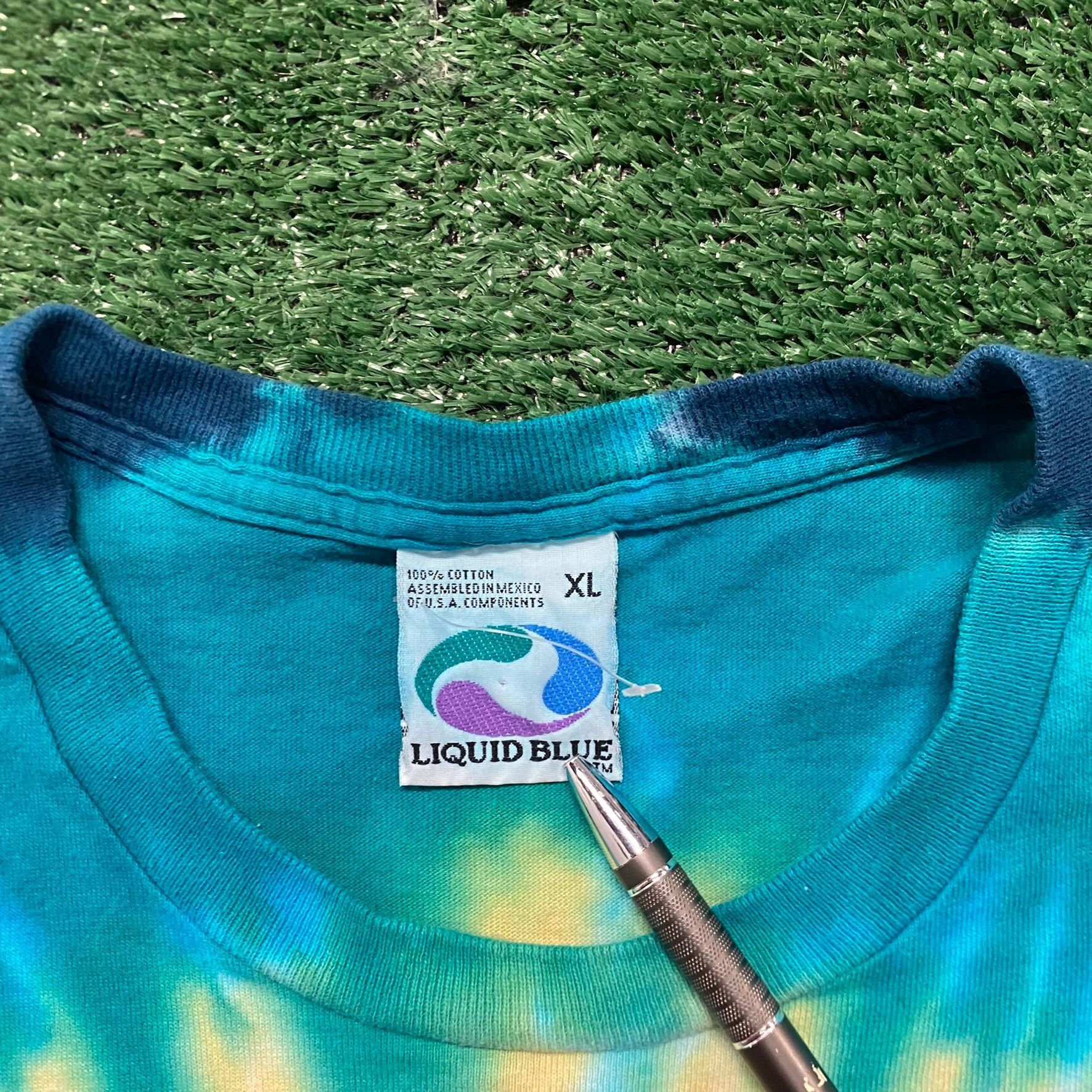 Grateful Dead × Liquid Blue Vintage 90s Grateful Dead Shirt Saint Bear Drug Band Tee Size US XL / EU 56 / 4 - 5 Thumbnail