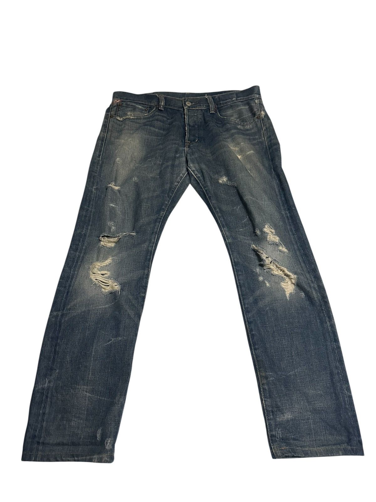 Ralph Lauren Ralph Lauren distressed denim Size US 33 - 1 Thumbnail