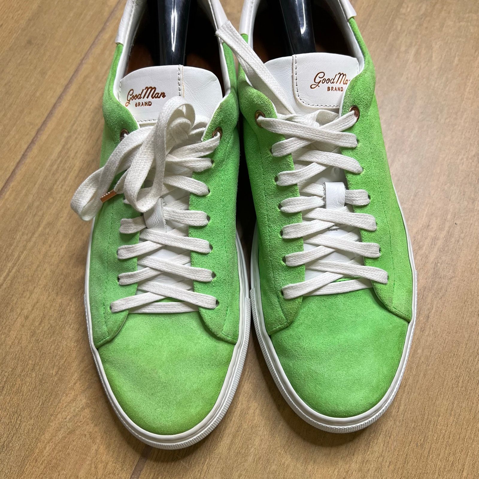 Good Man Brand Good Man Brand Green Low Top Sneakers Men’s Size 9 Luxury Size US 9 / EU 42 - 9 Thumbnail