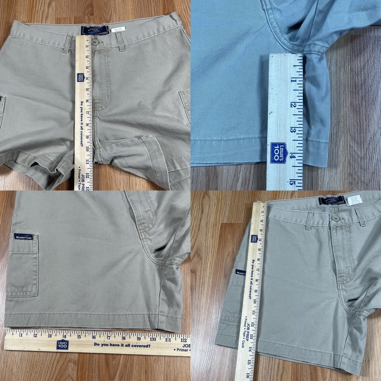 Vintage VINTAGE Weather Vane Shorts Womens Size 11 Mid Rise Beige Made in USA Size 32" / US 10 / IT 46 - 8 Thumbnail