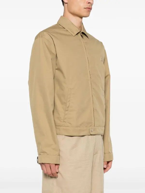 Givenchy o1srvl11e1225 4G-Detailed Cotton Jacket in Beige Size US M / EU 48-50 / 2 - 3 Thumbnail