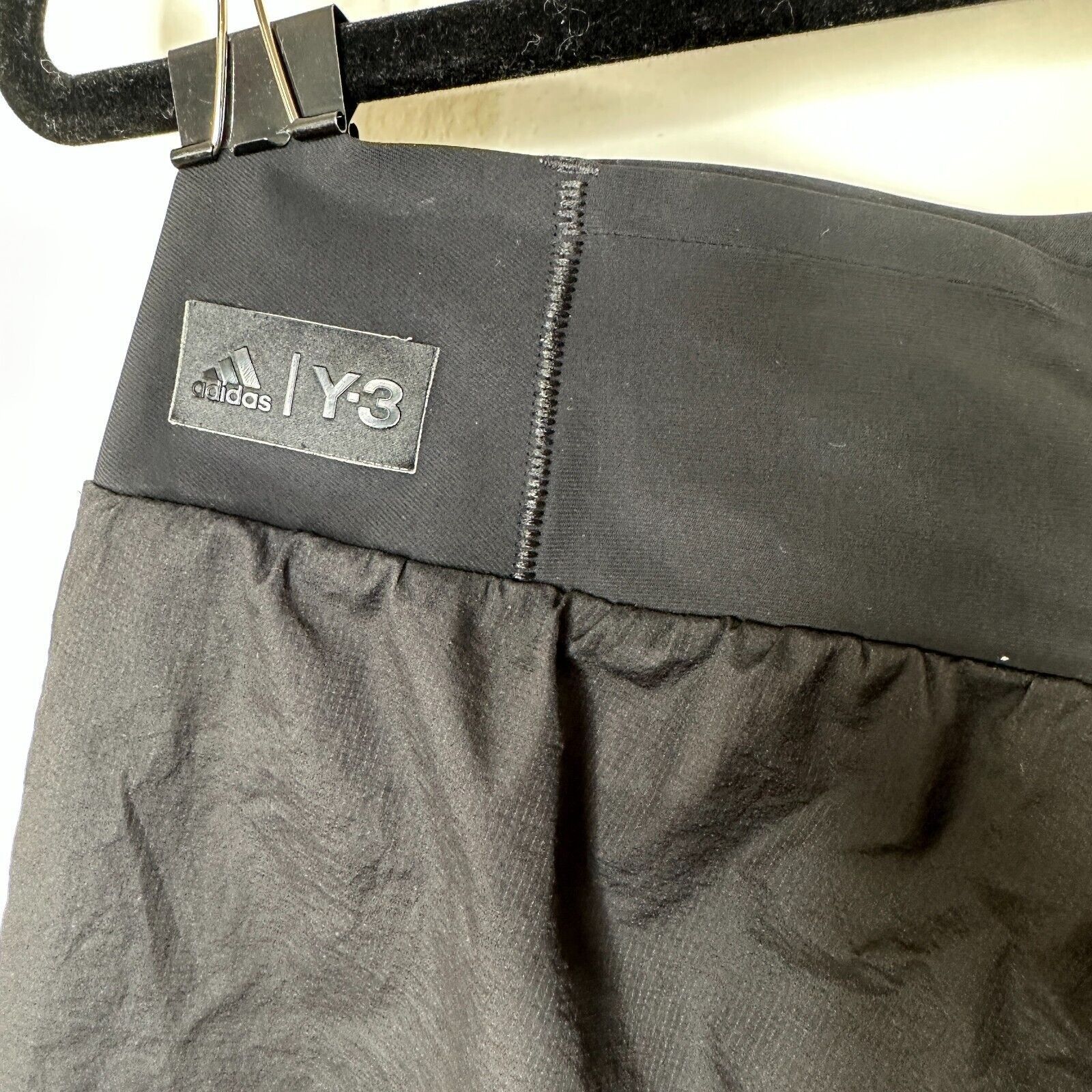 Adidas Adidas Y-3 Sport Spring Sheer Black Wide Band Tech Shorts S Size 24" / US 00 / IT 34 - 6 Thumbnail